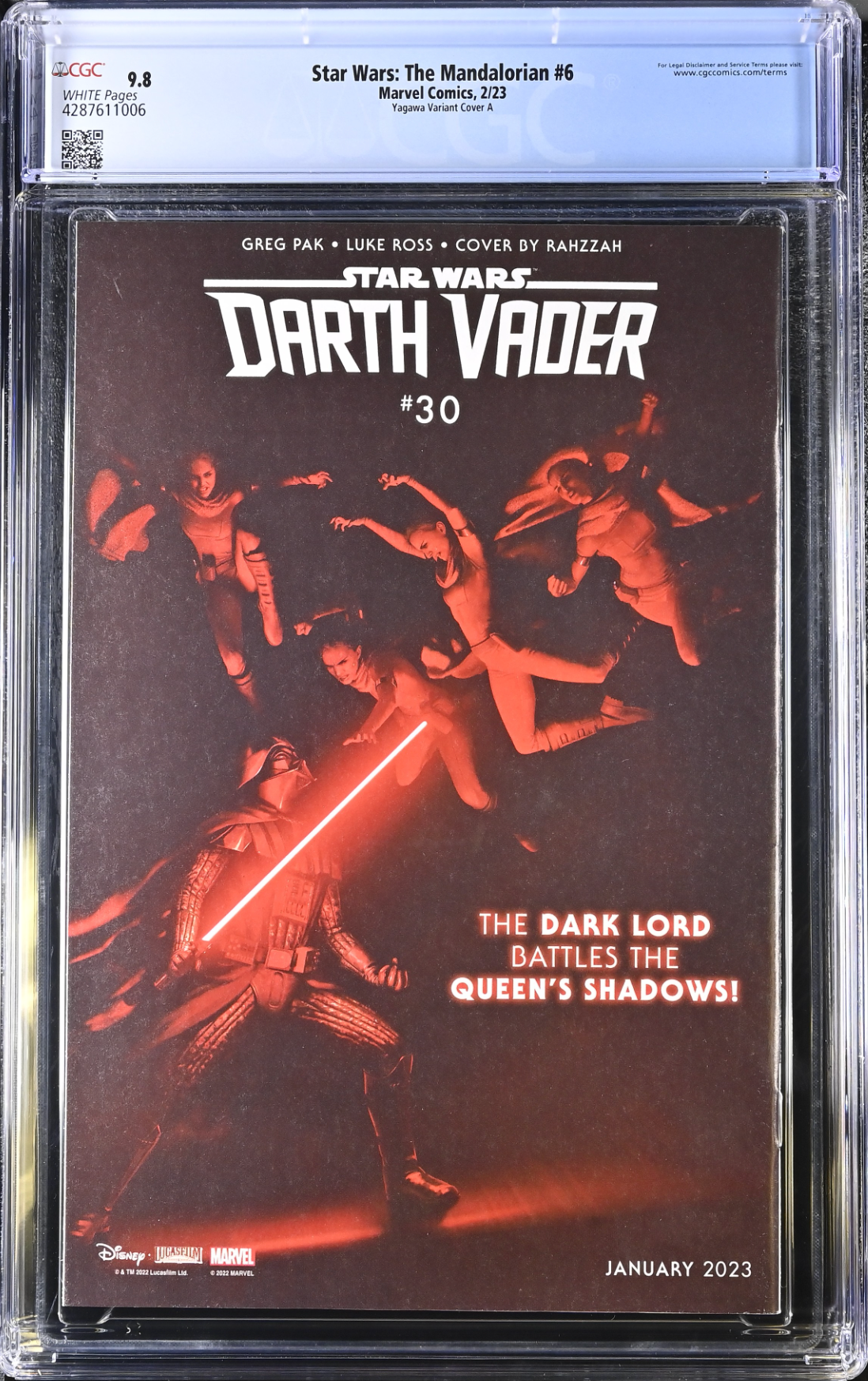 Star Wars: The Mandalorian #6 Yagawa 1:25 Retailer Incentive Variant CGC 9.8