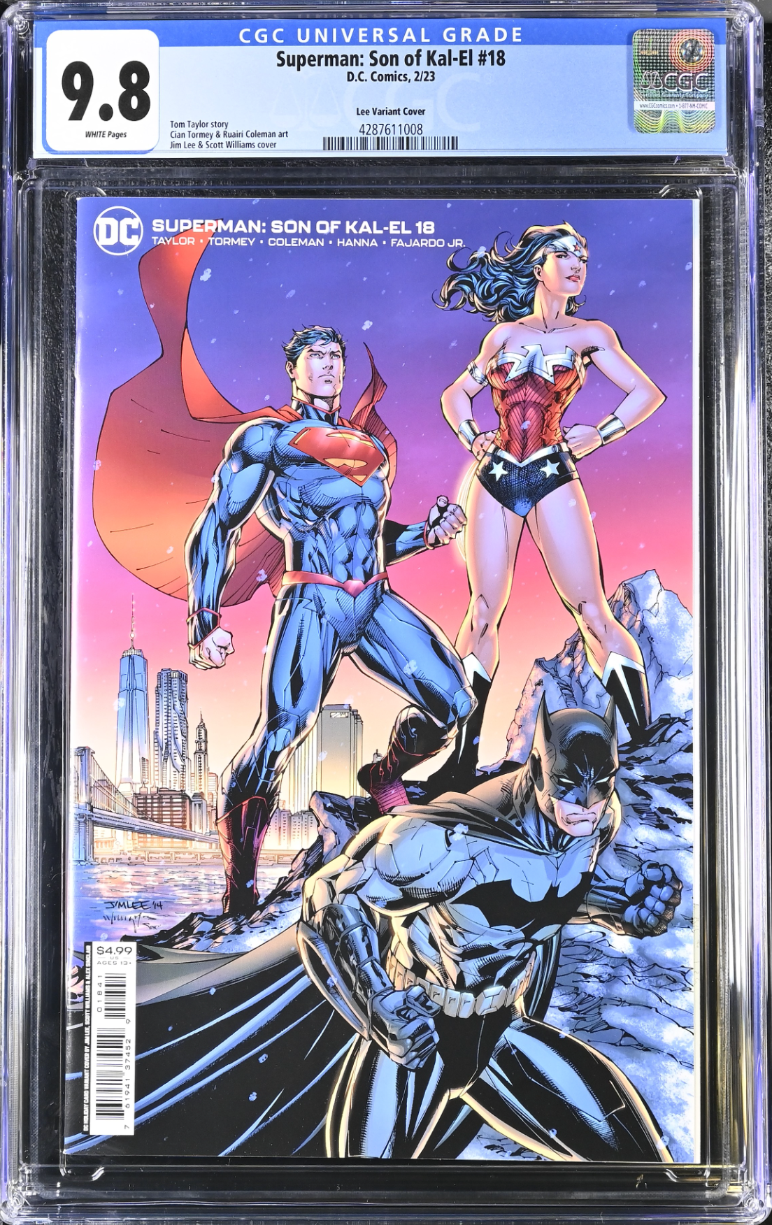 Superman: Son of Kal-El #18 Lee Variant CGC 9.8