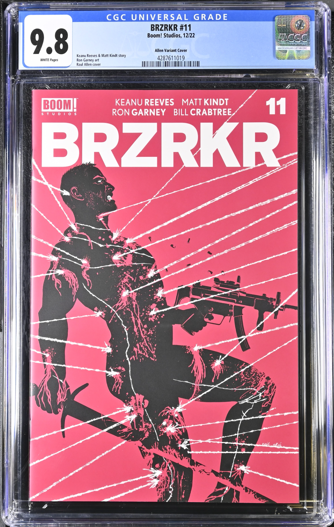 BRZRKR #11 Allen 1:10 Retailer Incentive Variant CGC 9.8 (Berzerker)