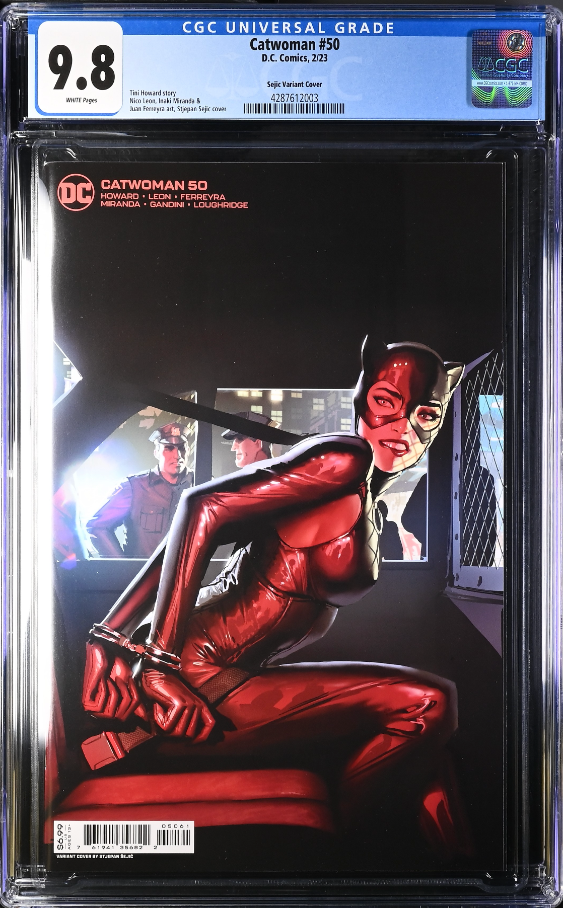 Catwoman #50 Sejic Variant CGC 9.8