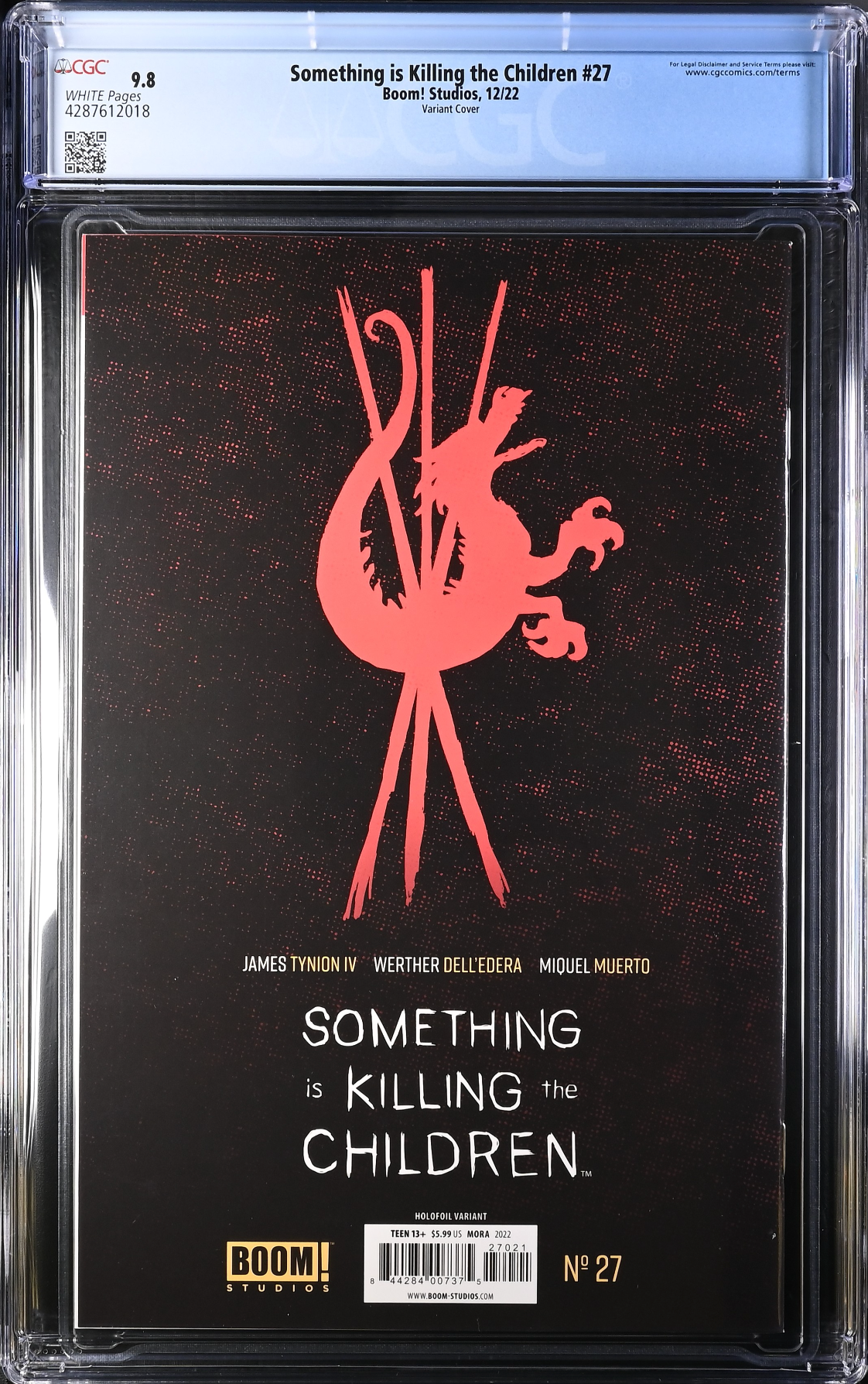 Something is Killing the Children #27 Mora Foil Variant CGC 9.8