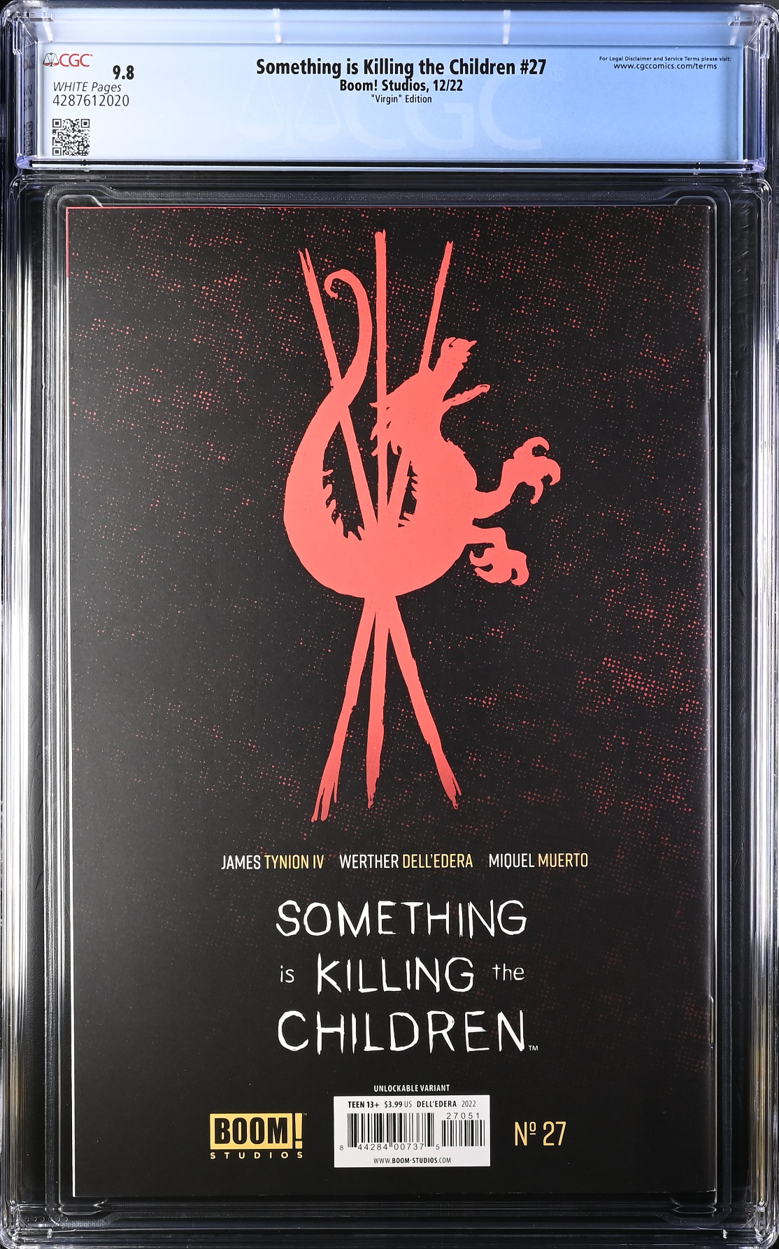 Something is Killing the Children #27 Unlockable Virgin Retailer Incentive Variant CGC 9.8