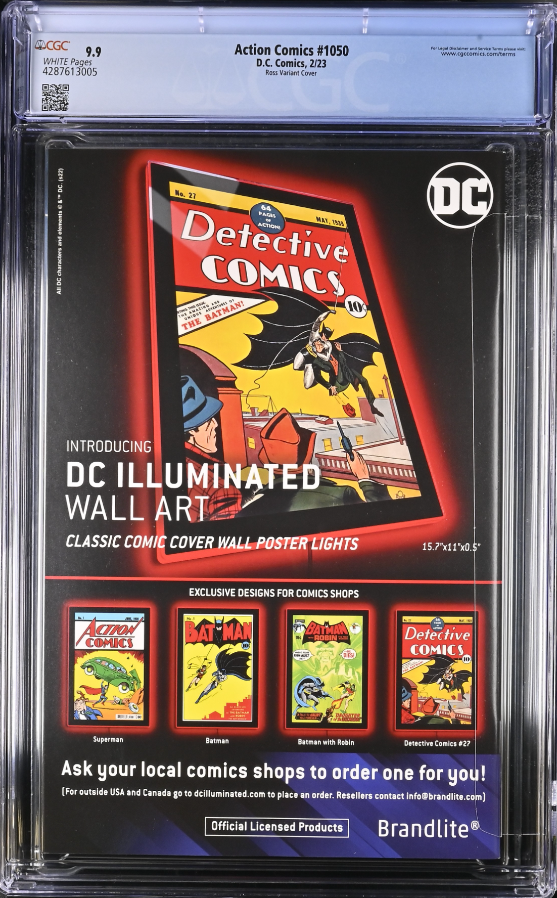 Action Comics #1050 - Cover C - Alex Ross CGC 9.9
