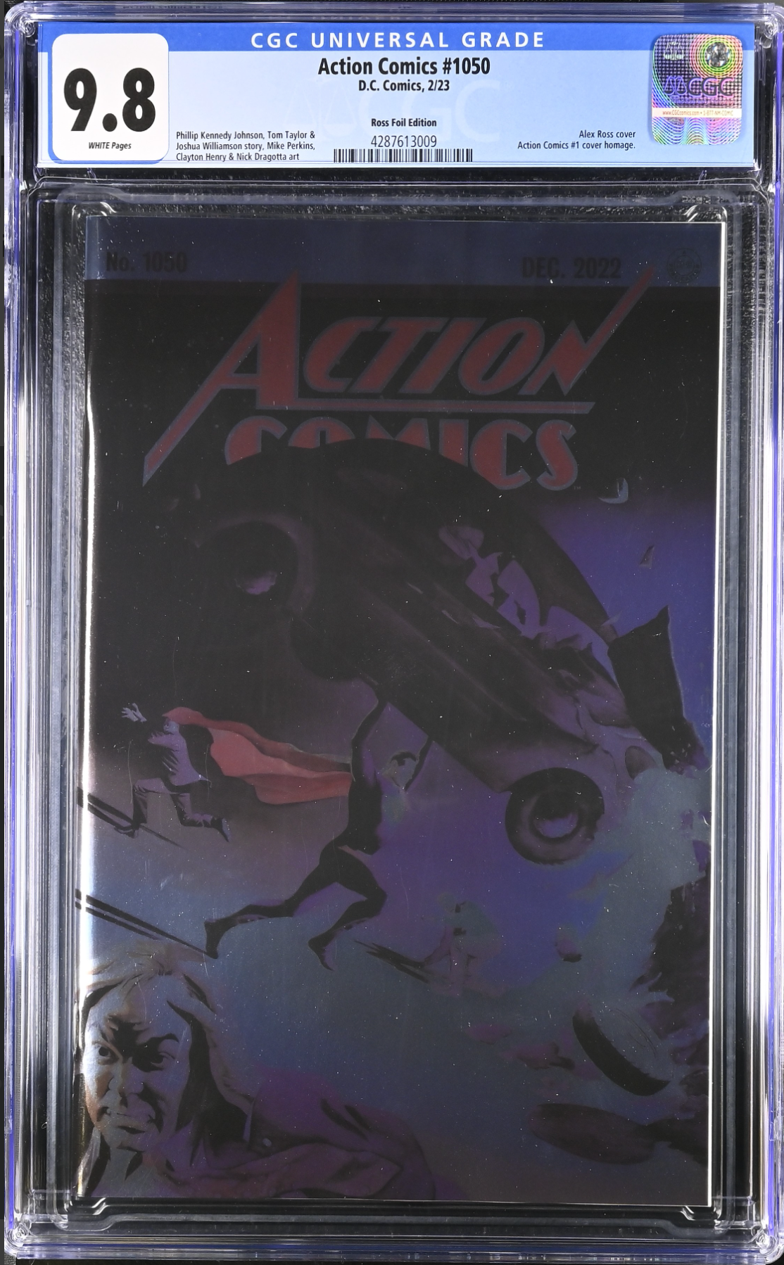 Action Comics #1050 - Cover S - Alex Ross Foil CGC 9.8