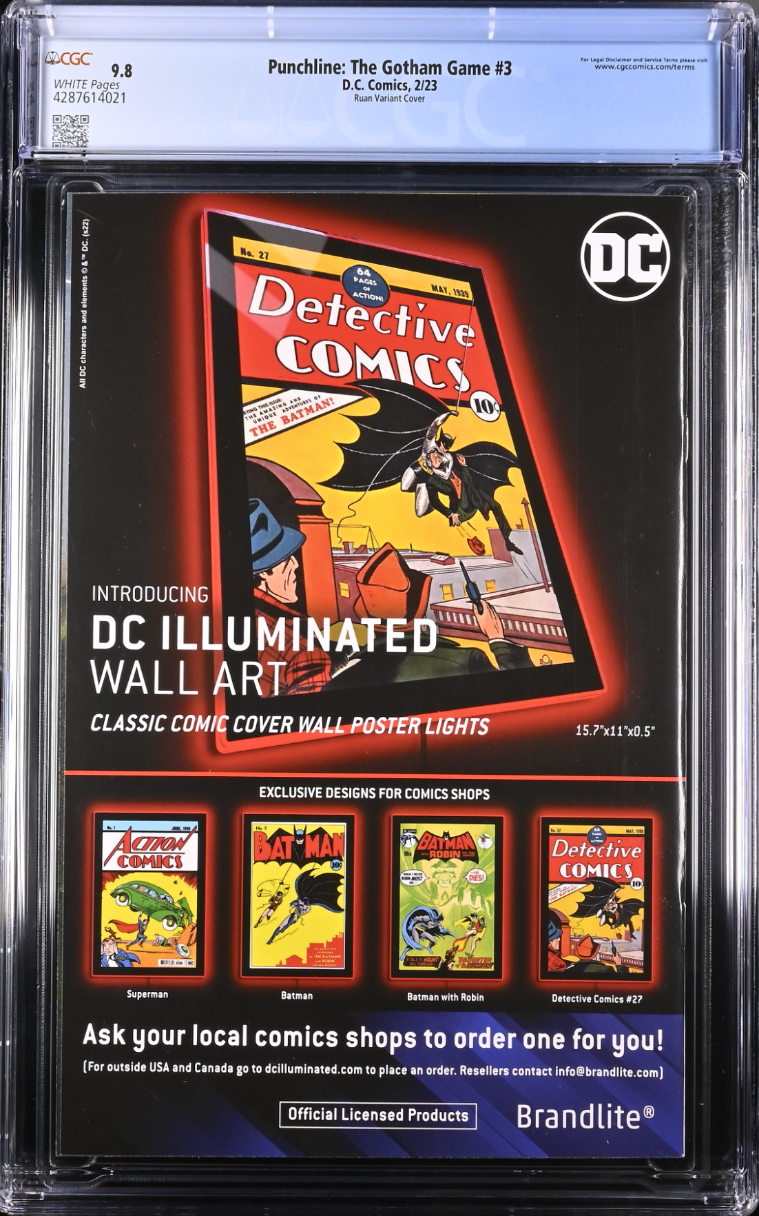 Punchline: The Gotham Game #3 Ruan 1:25 Retailer Incentive Variant CGC 9.8