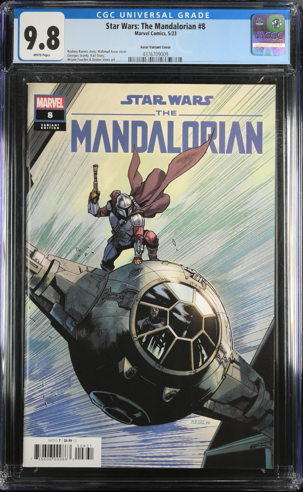 Star Wars: The Mandalorian #8 Asrar 1:25 Retailer Incentive Variant CGC 9.8