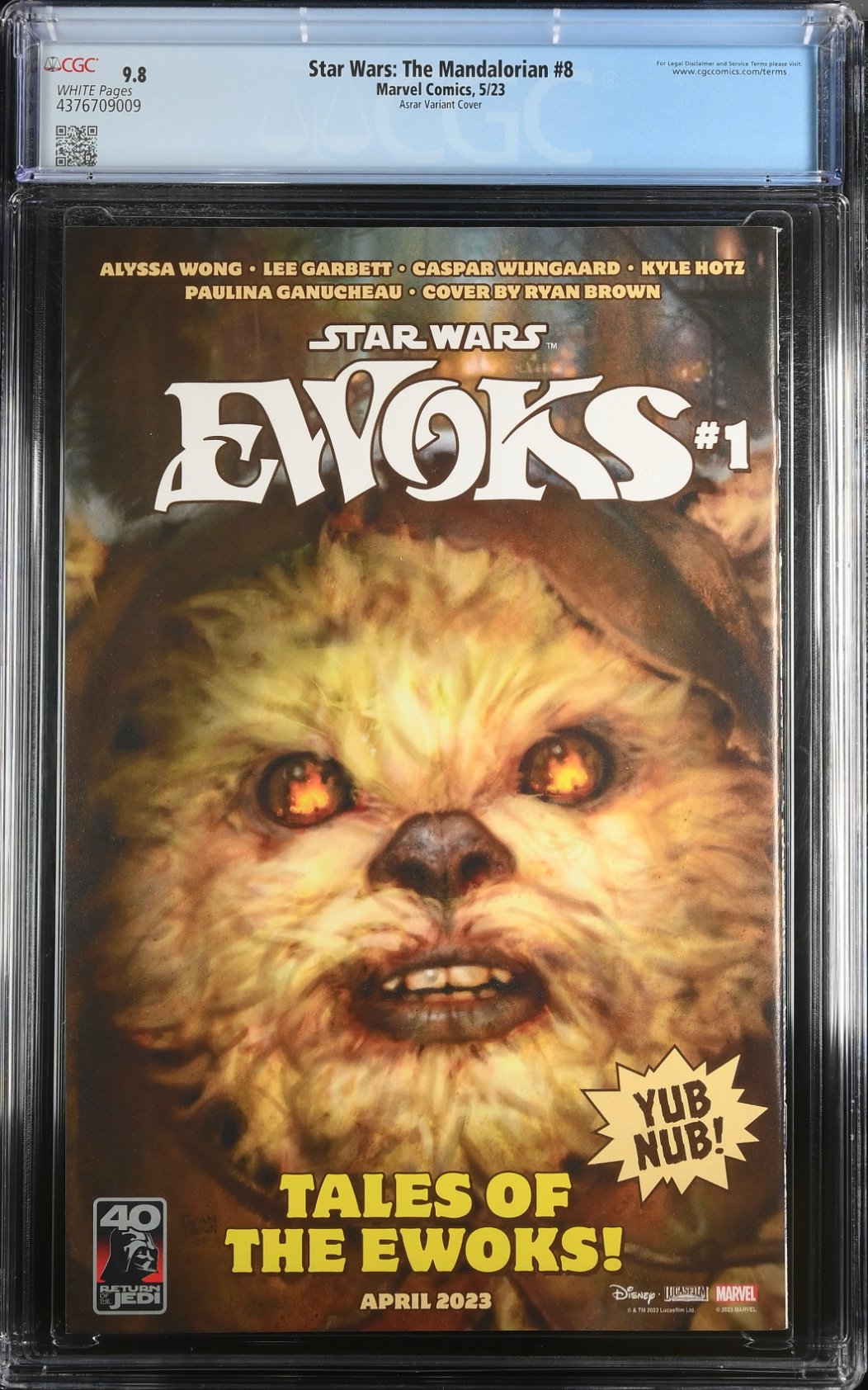 Star Wars: The Mandalorian #8 Asrar 1:25 Retailer Incentive Variant CGC 9.8