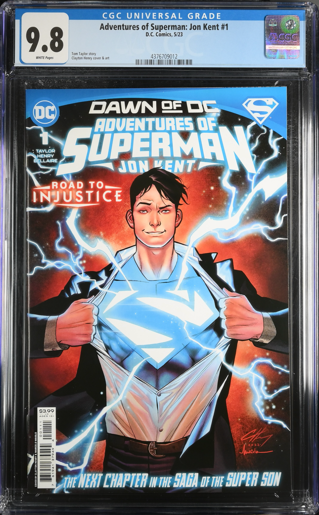 Adventures of Superman: Jon Kent #1 CGC 9.8