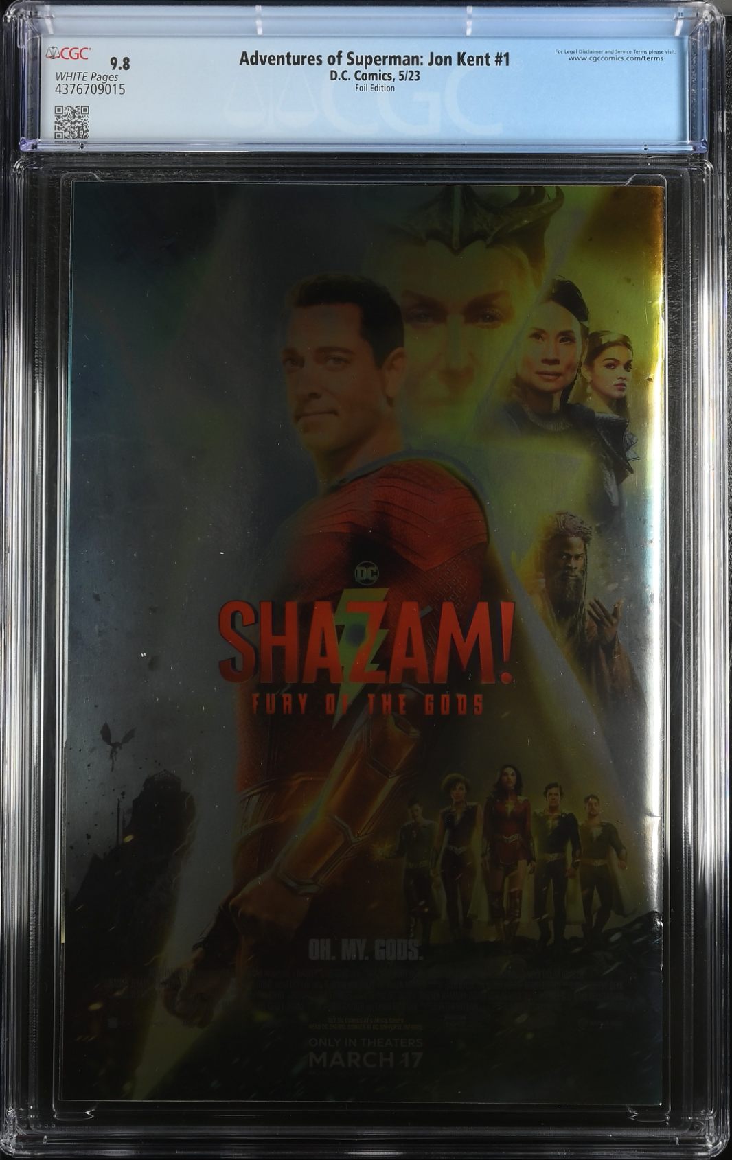 Adventures of Superman: Jon Kent #1 Henry 1:50 Foil Retailer Incentive Variant CGC 9.8