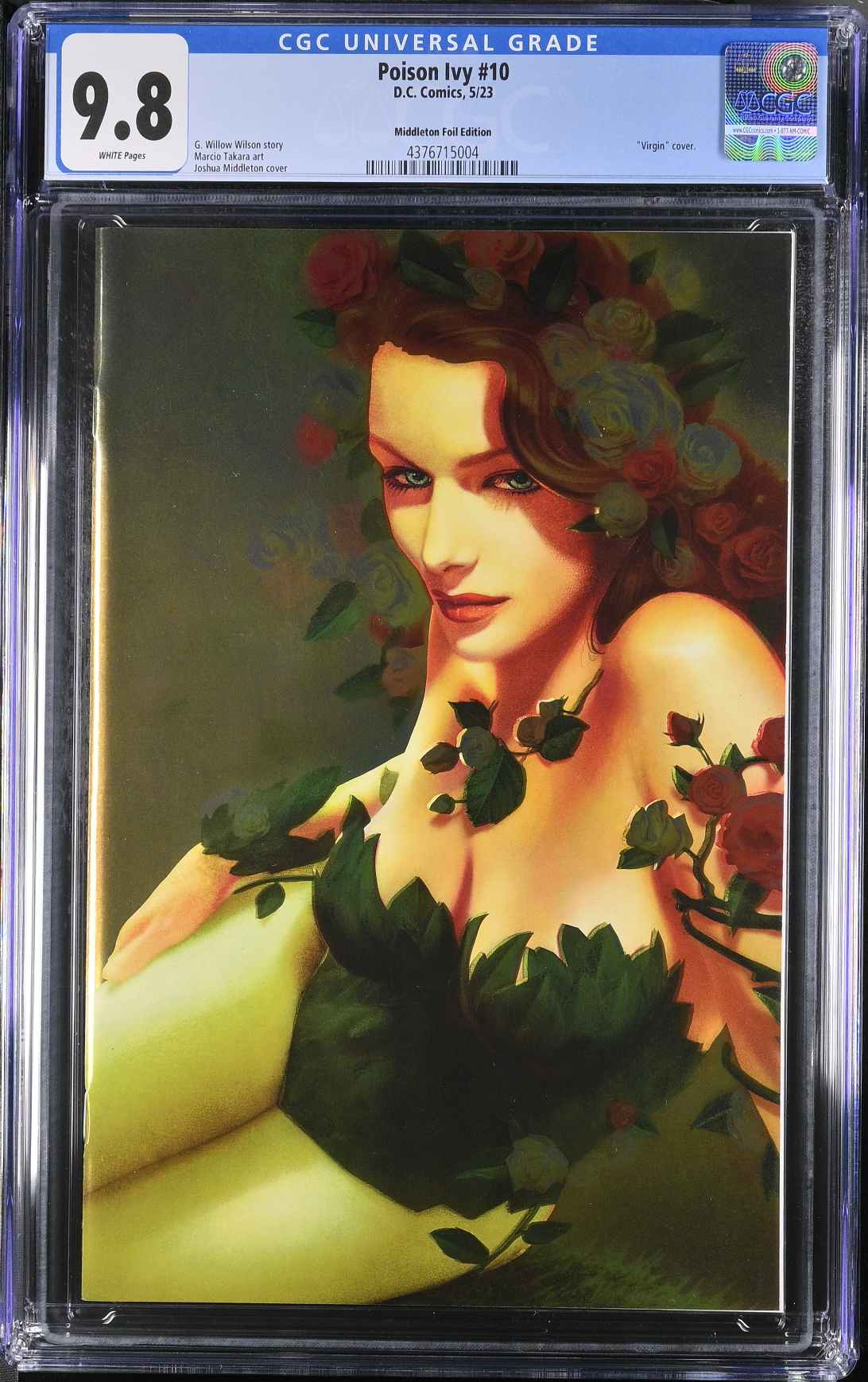 Poison Ivy #10 Middleton 1:50 Foil Retailer Incentive Variant CGC 9.8