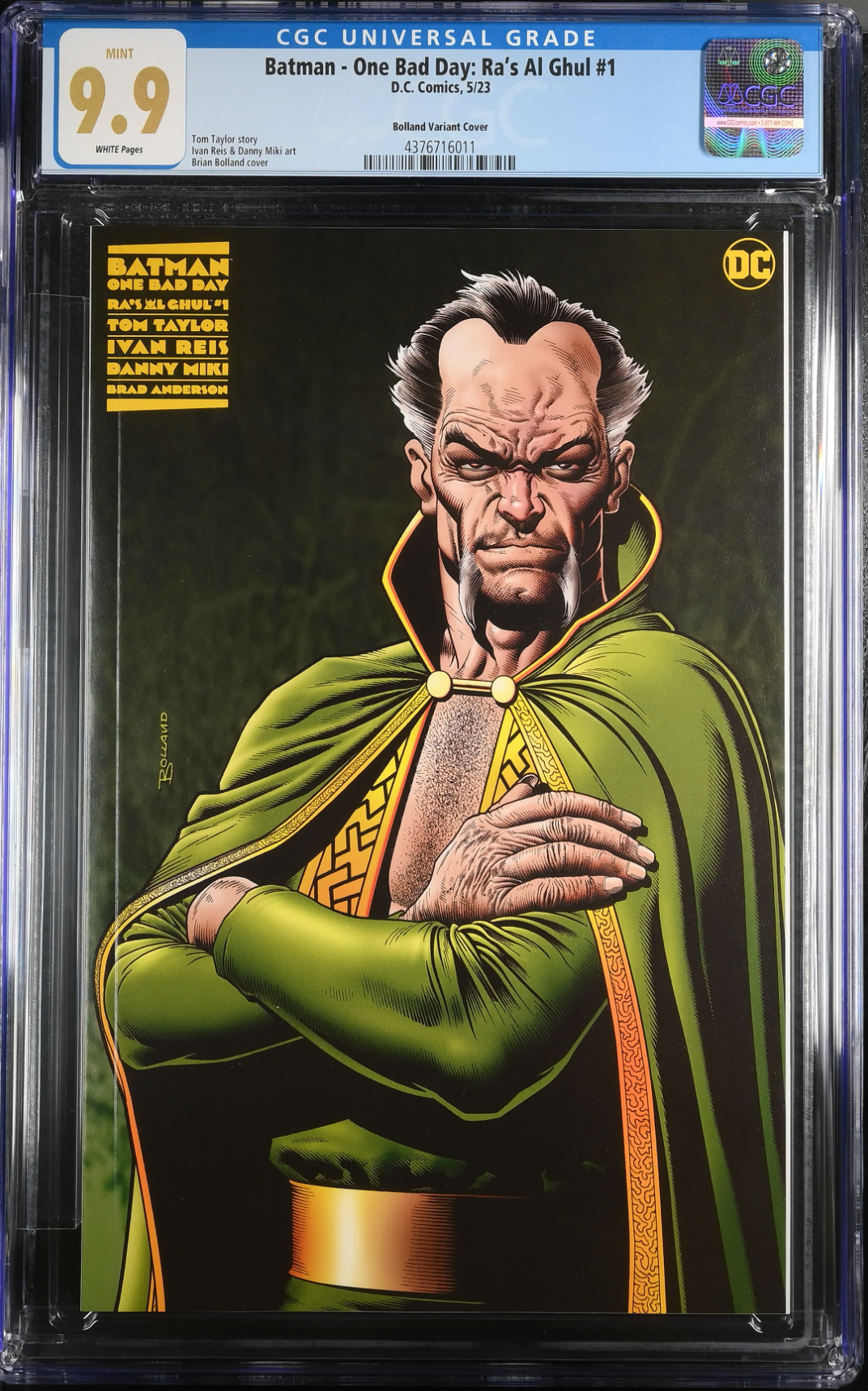 Batman: One Bad Day - Ra's al Ghul #1 Bolland 1:100 Retailer Incentive Variant CGC 9.9