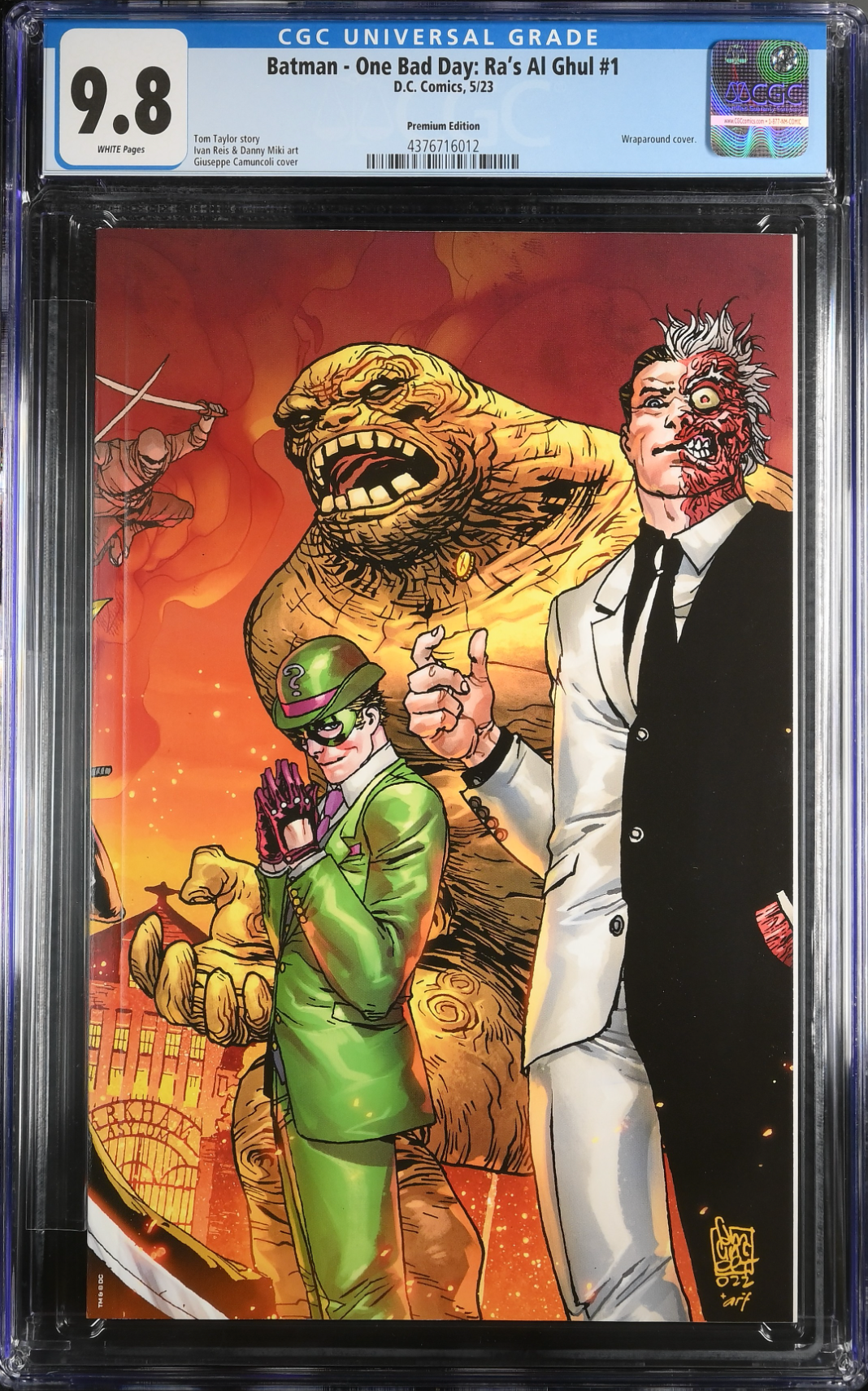 Batman: One Bad Day - Ra's al Ghul #1 Camuncoli Premium 1:200 Wraparound Retailer Incentive Variant CGC 9.8
