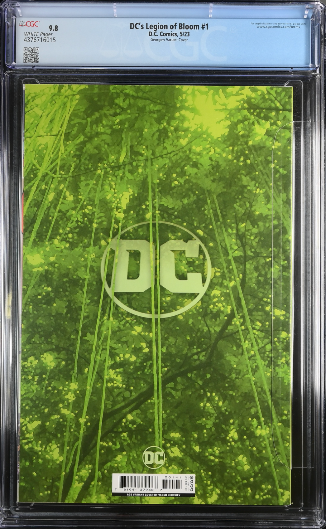 DC's Legion of Bloom #1 Georgiev 1:25 Retailer Incentive Variant CGC 9.8