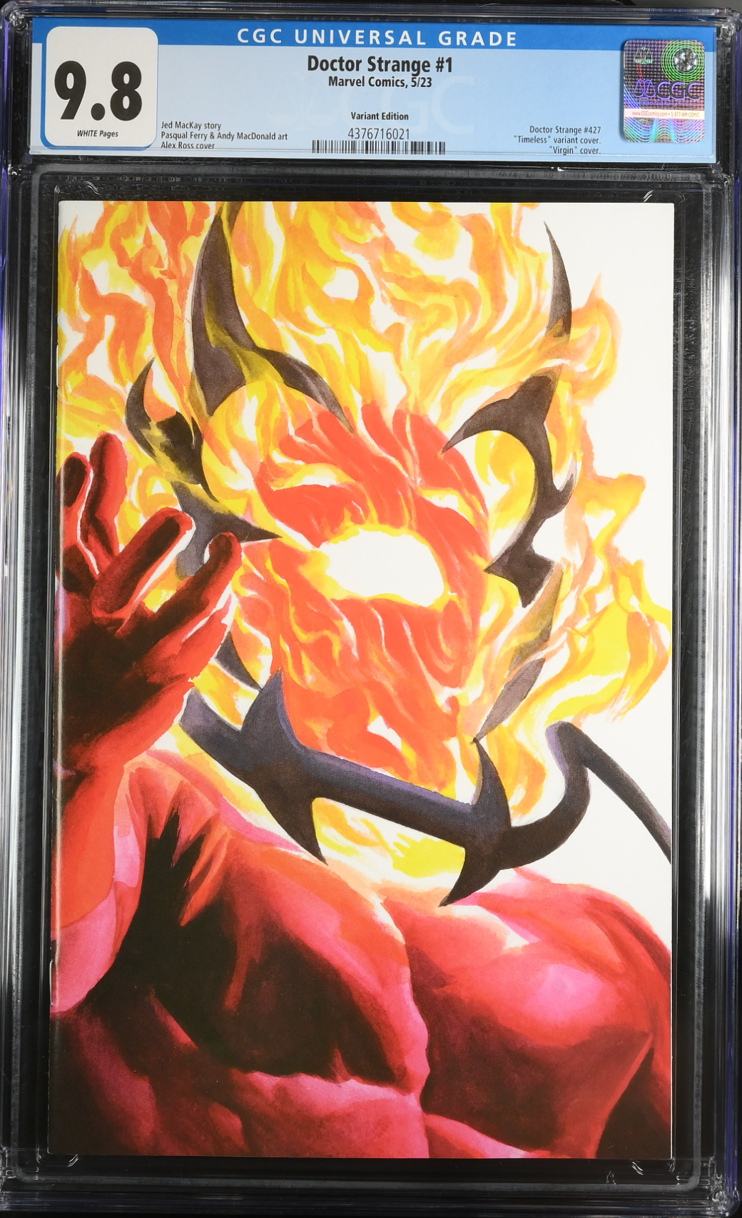 Doctor Strange #1 Alex Ross Dormammu "Timeless" Variant CGC 9.8