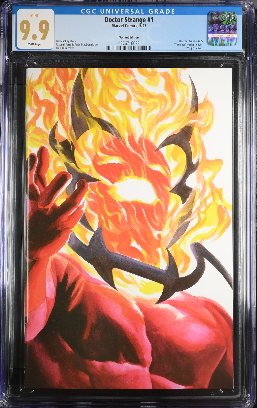 Doctor Strange #1 Alex Ross Dormammu "Timeless" Variant CGC 9.9