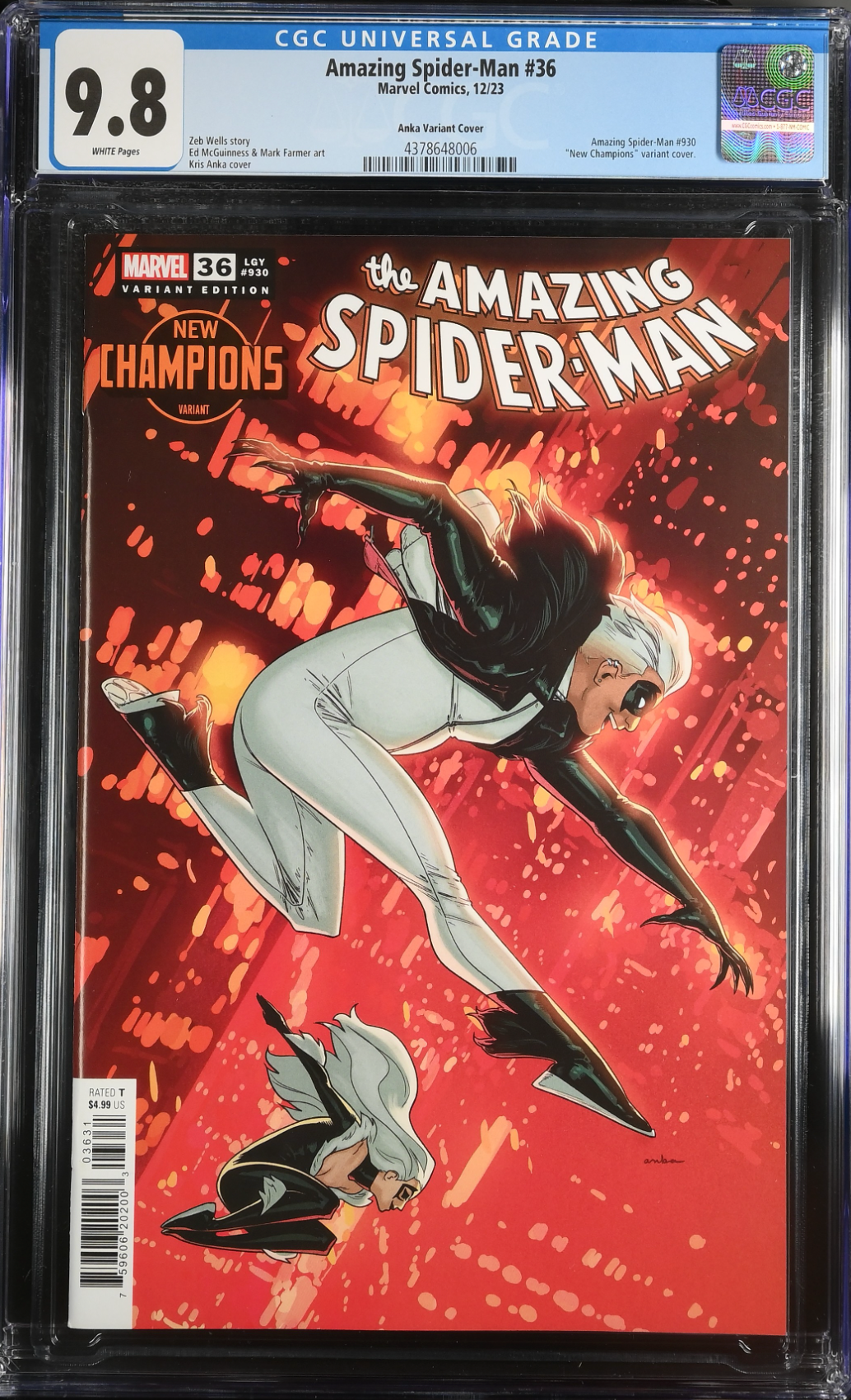 Amazing Spider-Man #36 Anka Variant CGC 9.8