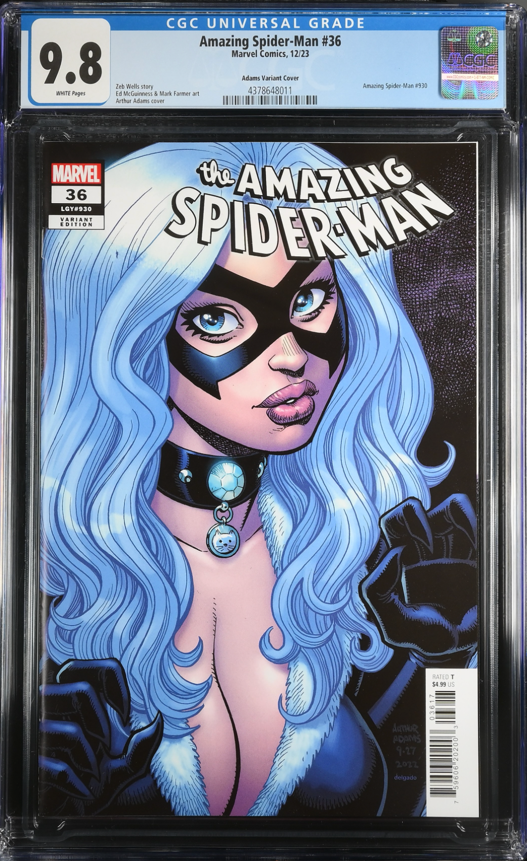 Amazing Spider-Man #36 Adams 1:25 Retailer Incentive Variant CGC 9.8