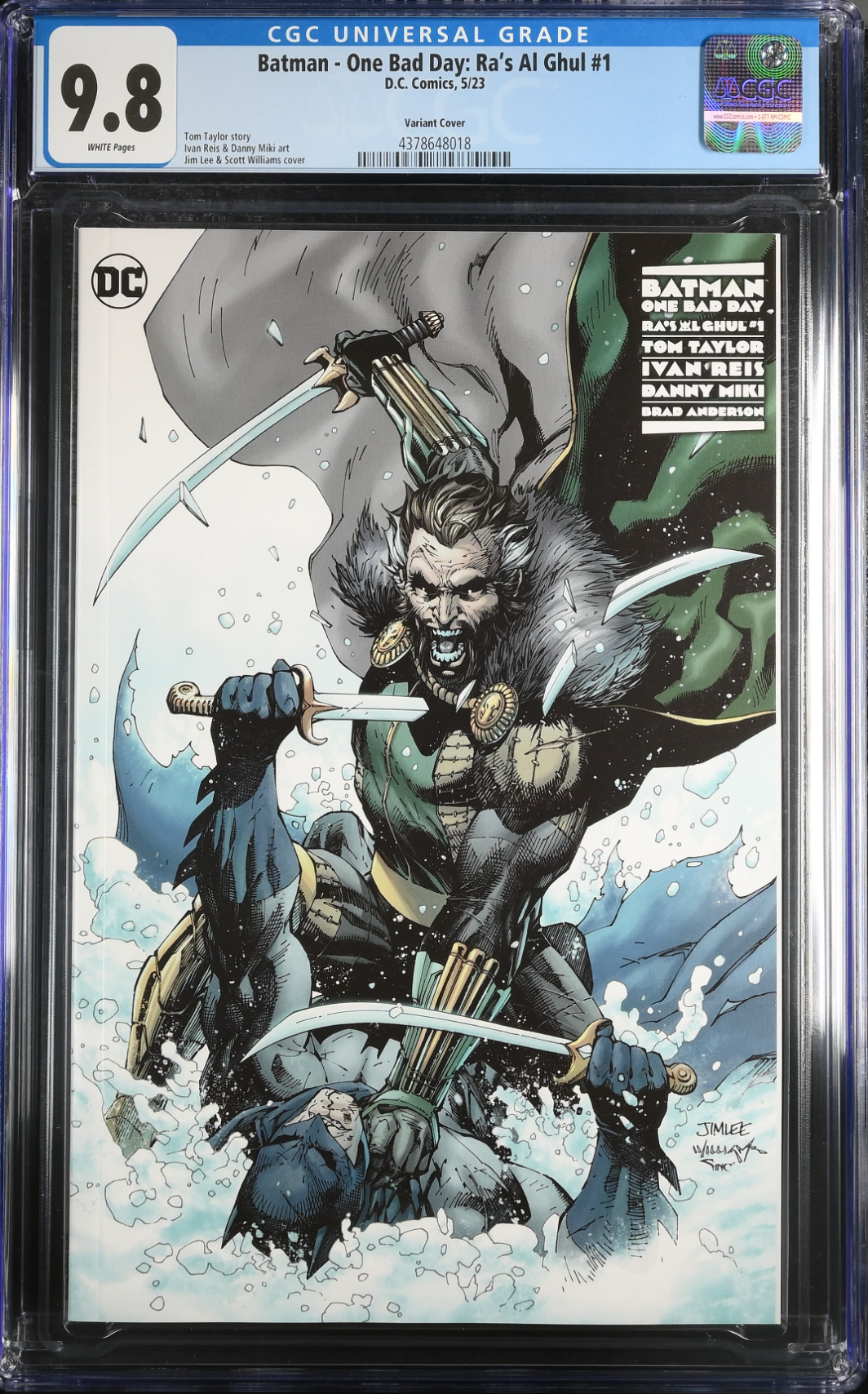 Batman: One Bad Day - Ra's al Ghul #1 Jim Lee Variant CGC 9.8