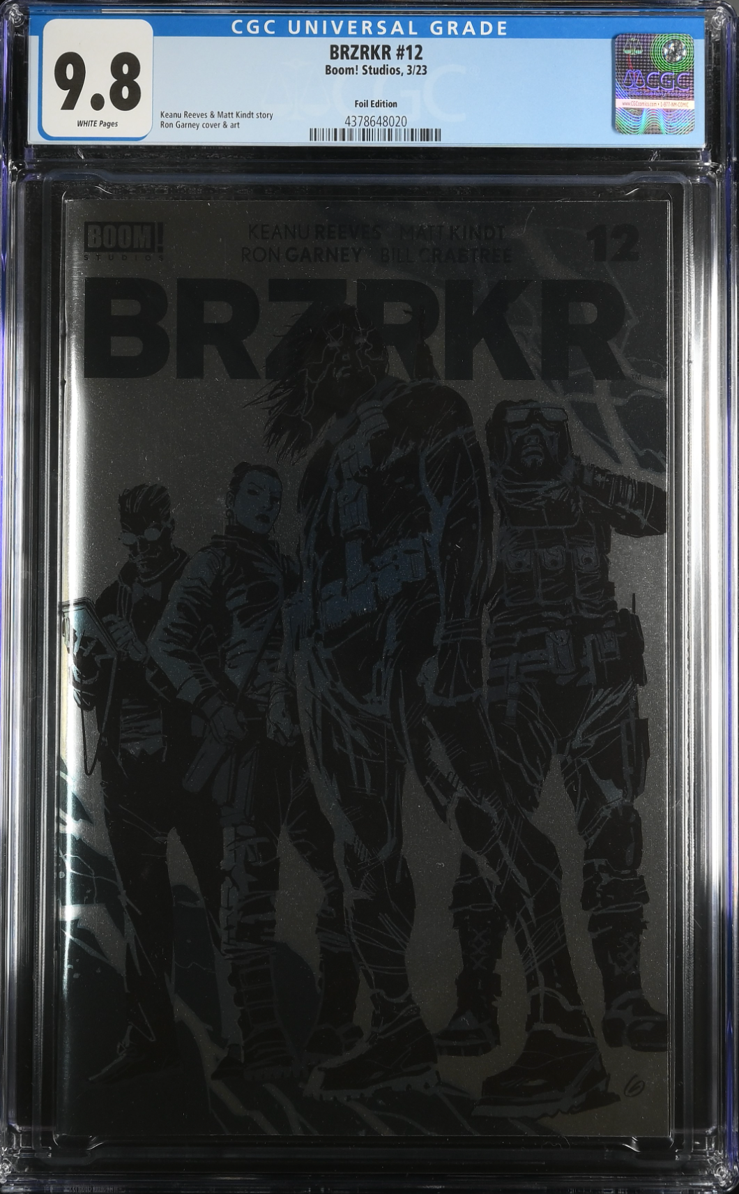 BRZRKR #12 Cover C Garney Foil Variant CGC 9.8 (Berzerker)