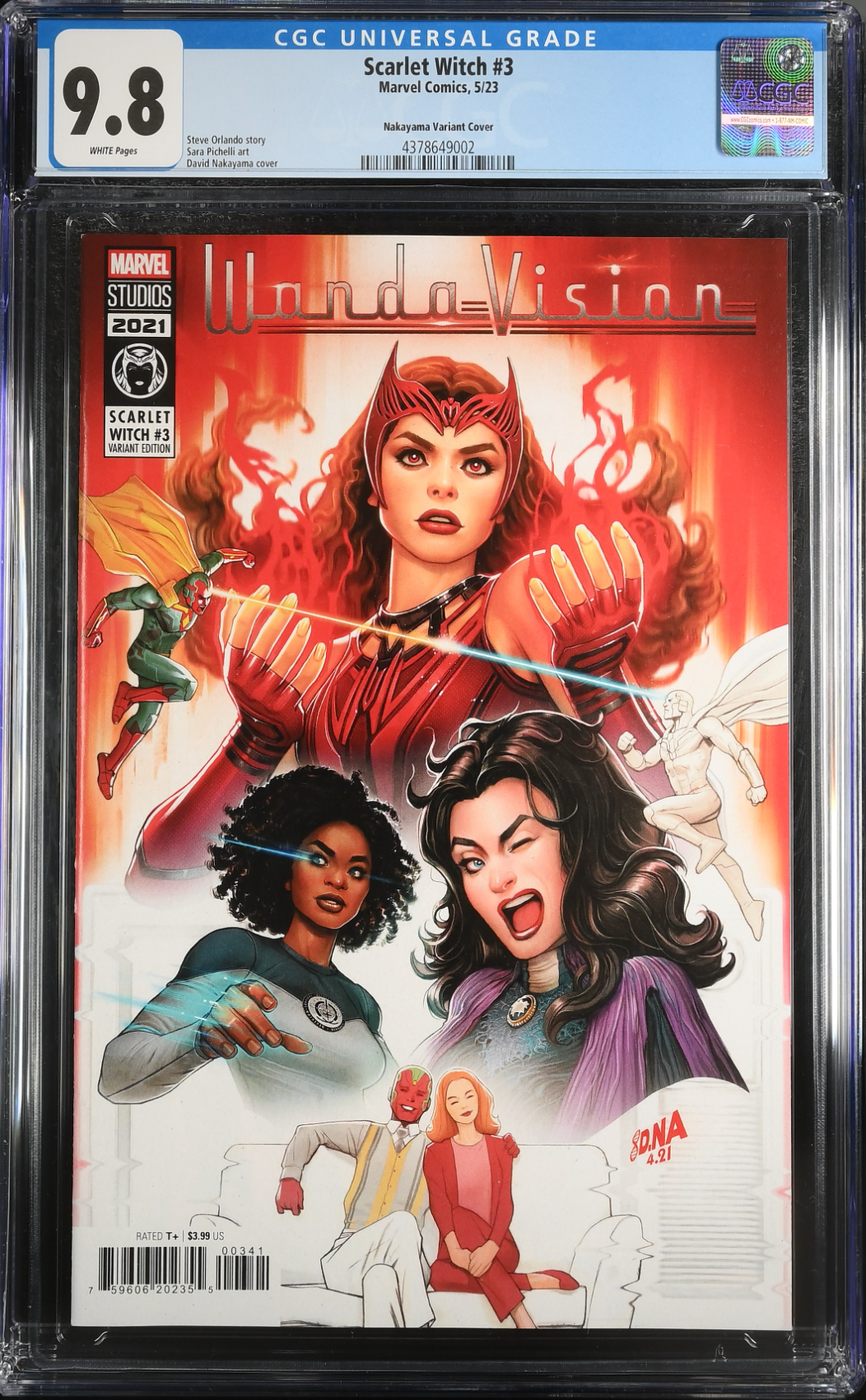 Scarlet Witch #3 Nakayama Variant CGC 9.8