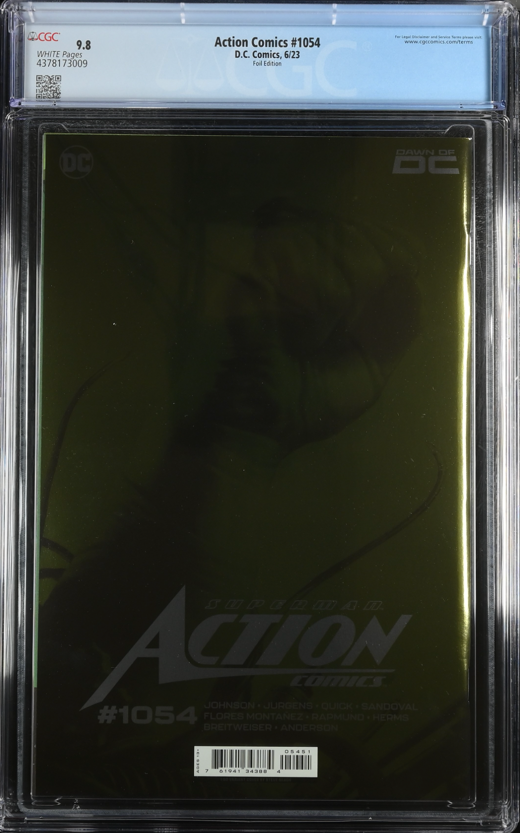 Action Comics #1054 Beach 1:50 Foil Retailer Incentive Variant CGC 9.8