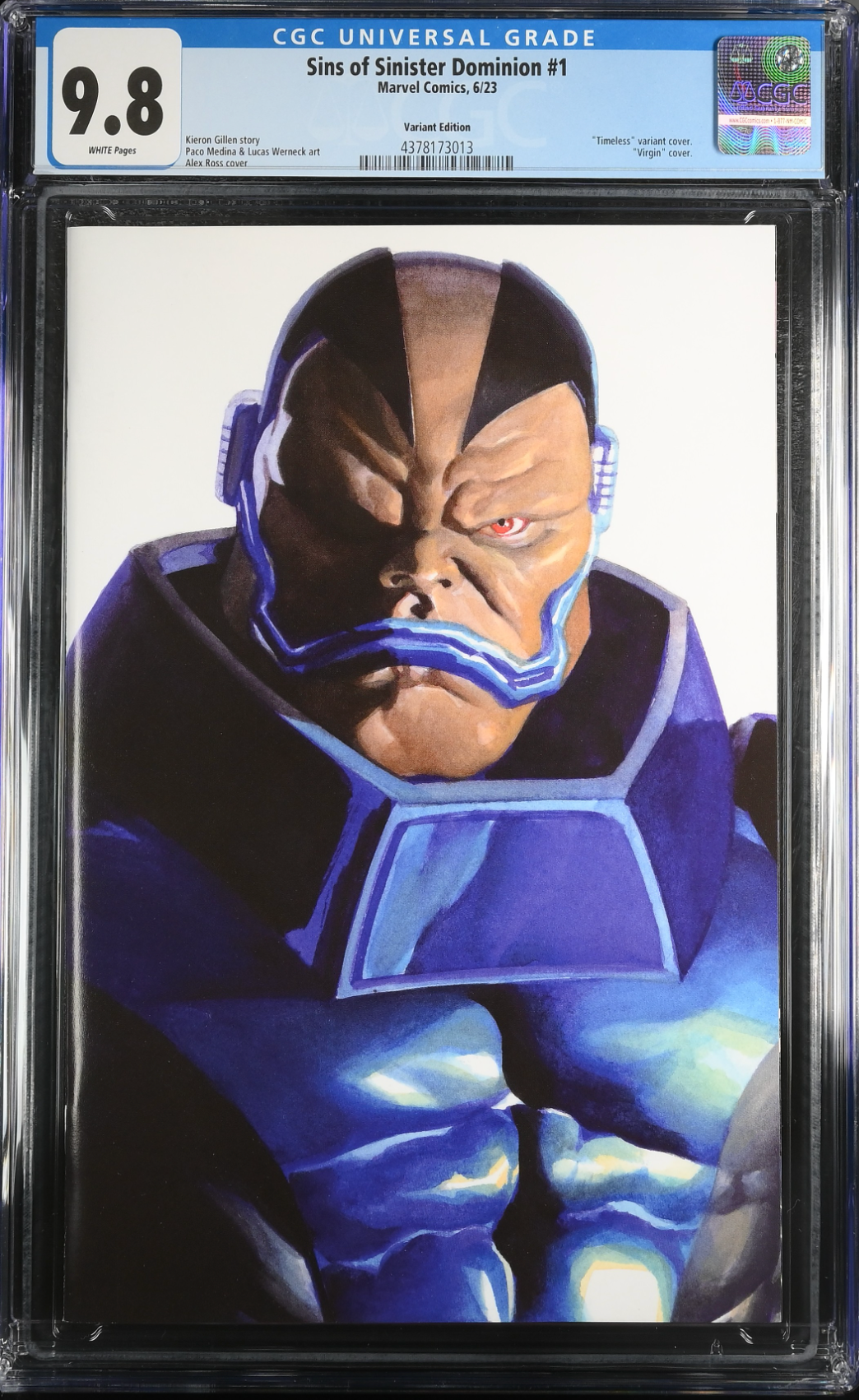 Sins of Sinister: Dominion #1 Alex Ross Apocalypse "Timeless" Variant CGC 9.8