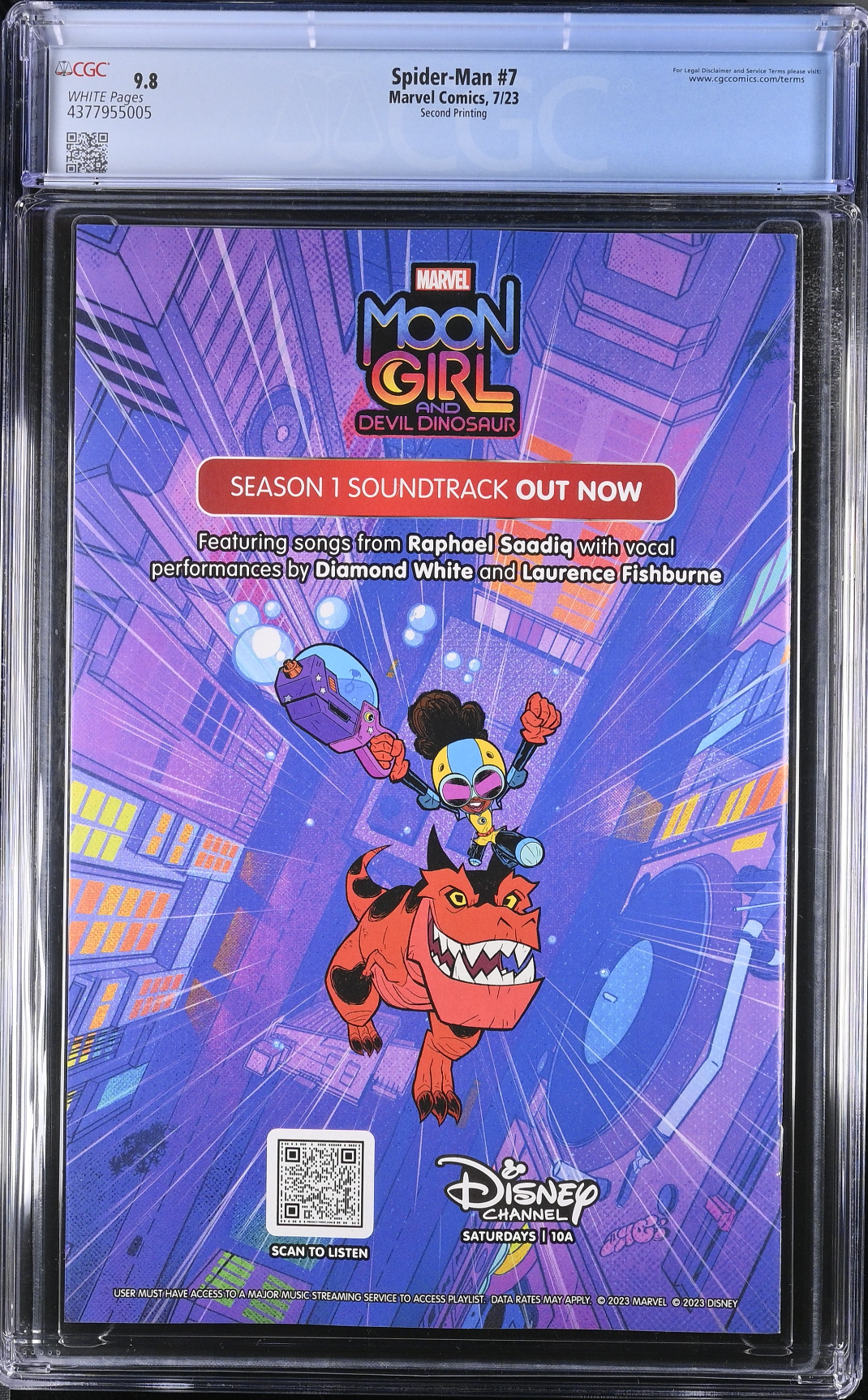 Spider-Man #7 Second Printing CGC 9.8 - First Spider-Boy