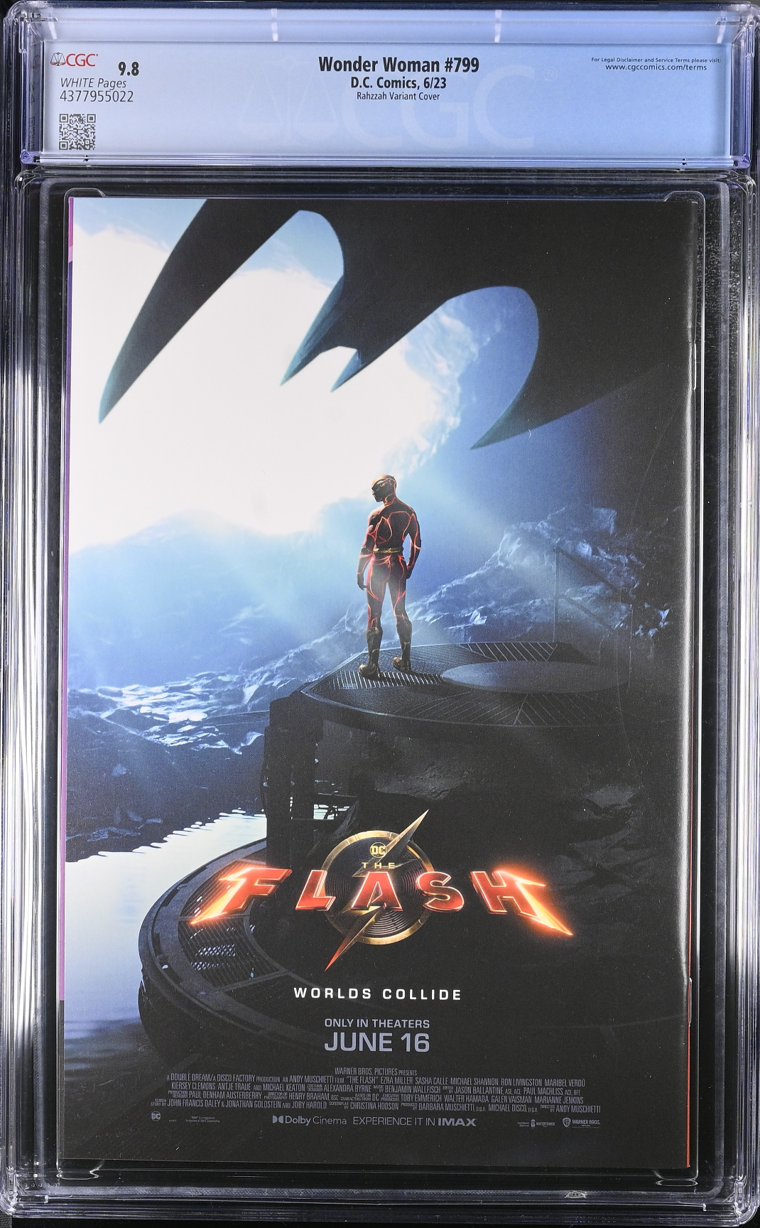 Wonder Woman #799 Rahzzah Variant CGC 9.8