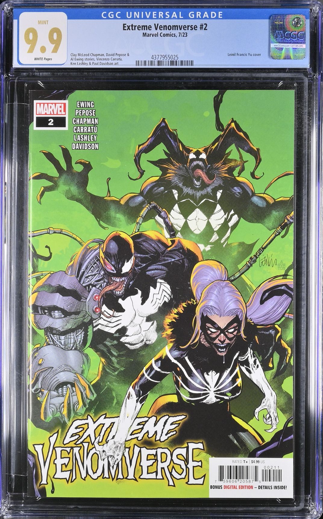 Extreme Venomverse #2 CGC 9.9