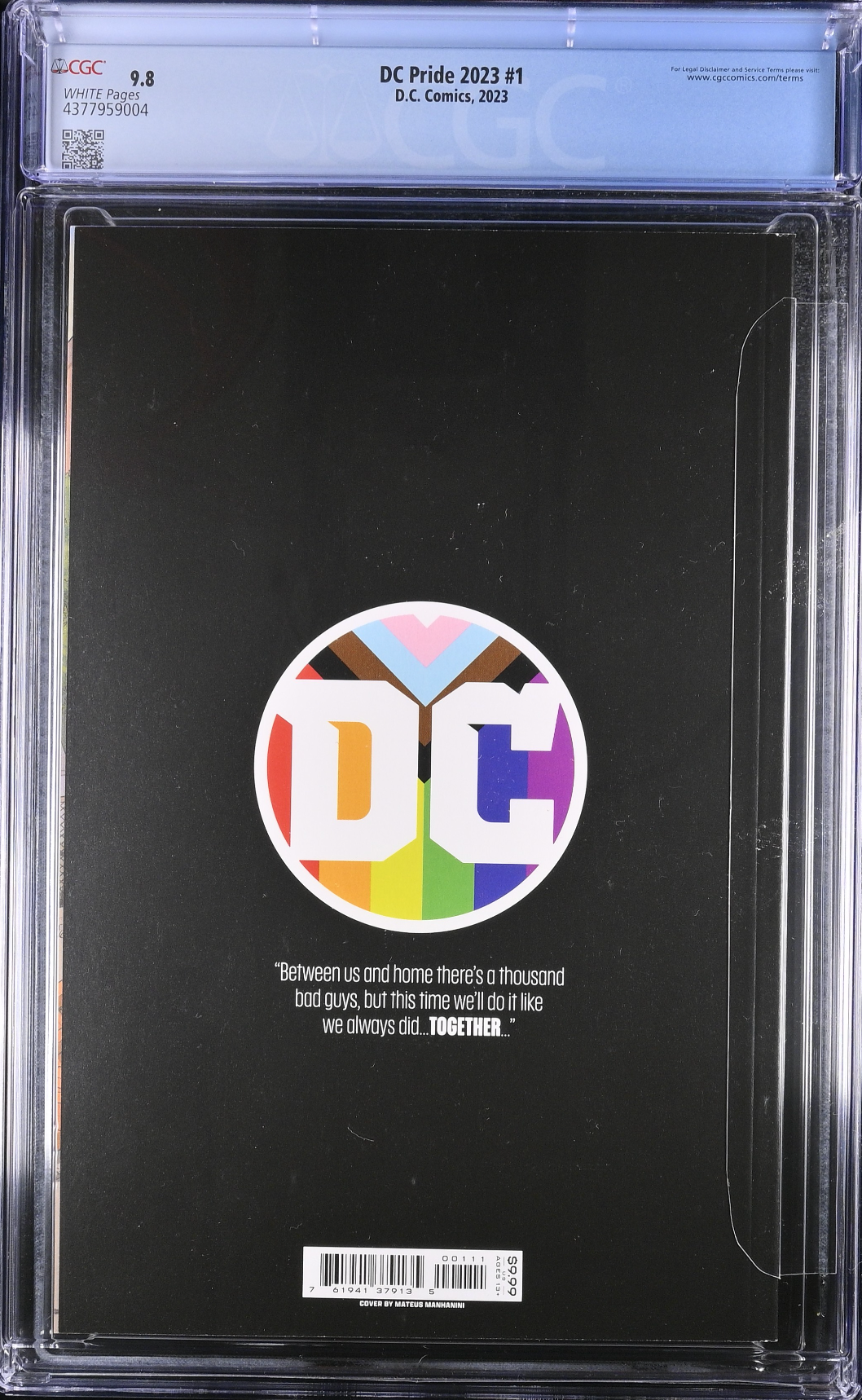 DC Pride 2023 #1 CGC 9.8