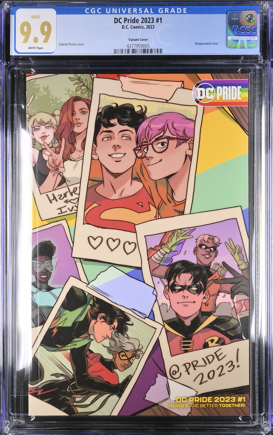 DC Pride 2023 #1 Picolo Wraparound Variant CGC 9.9