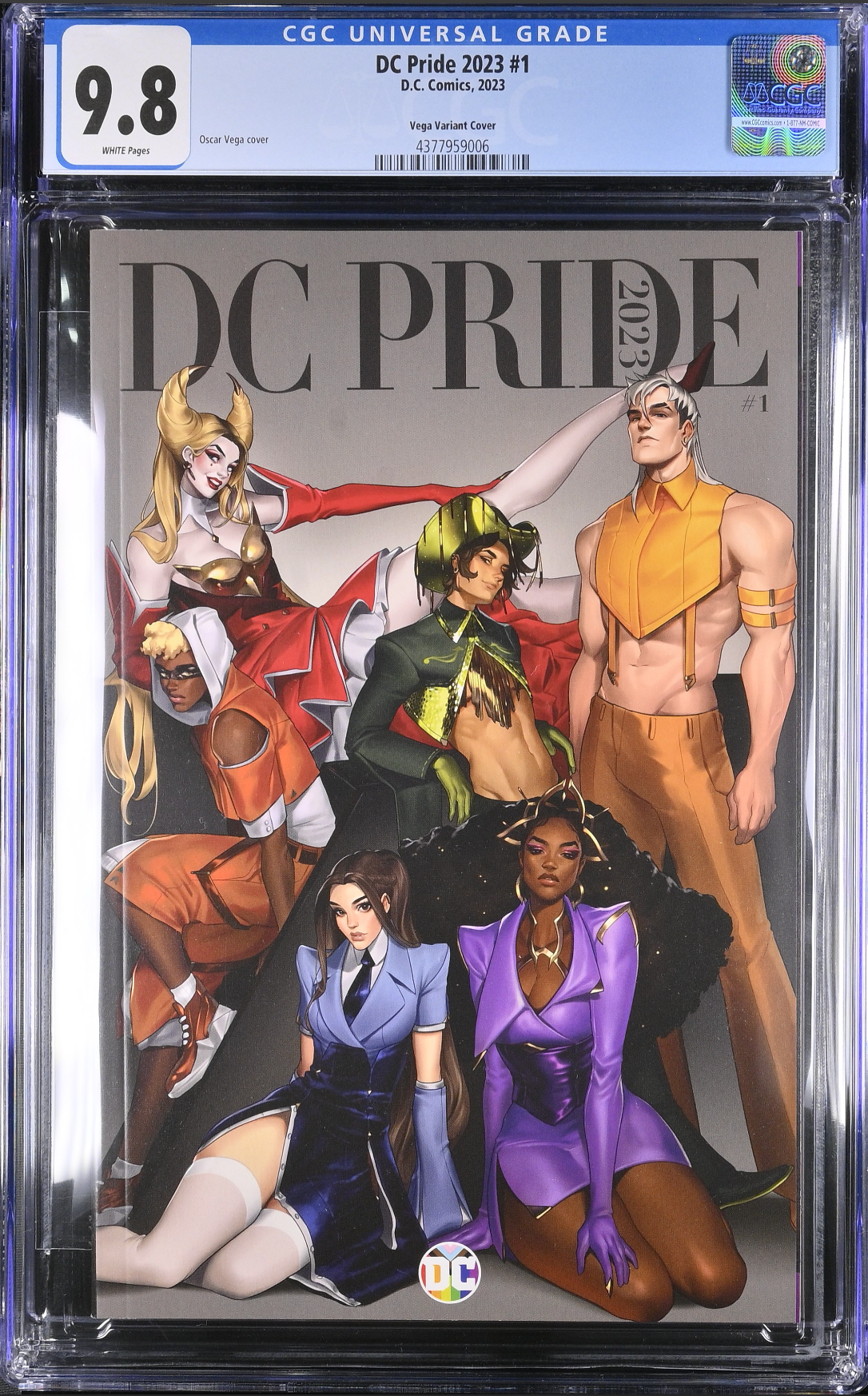 DC Pride 2023 #1 Vega Variant CGC 9.8