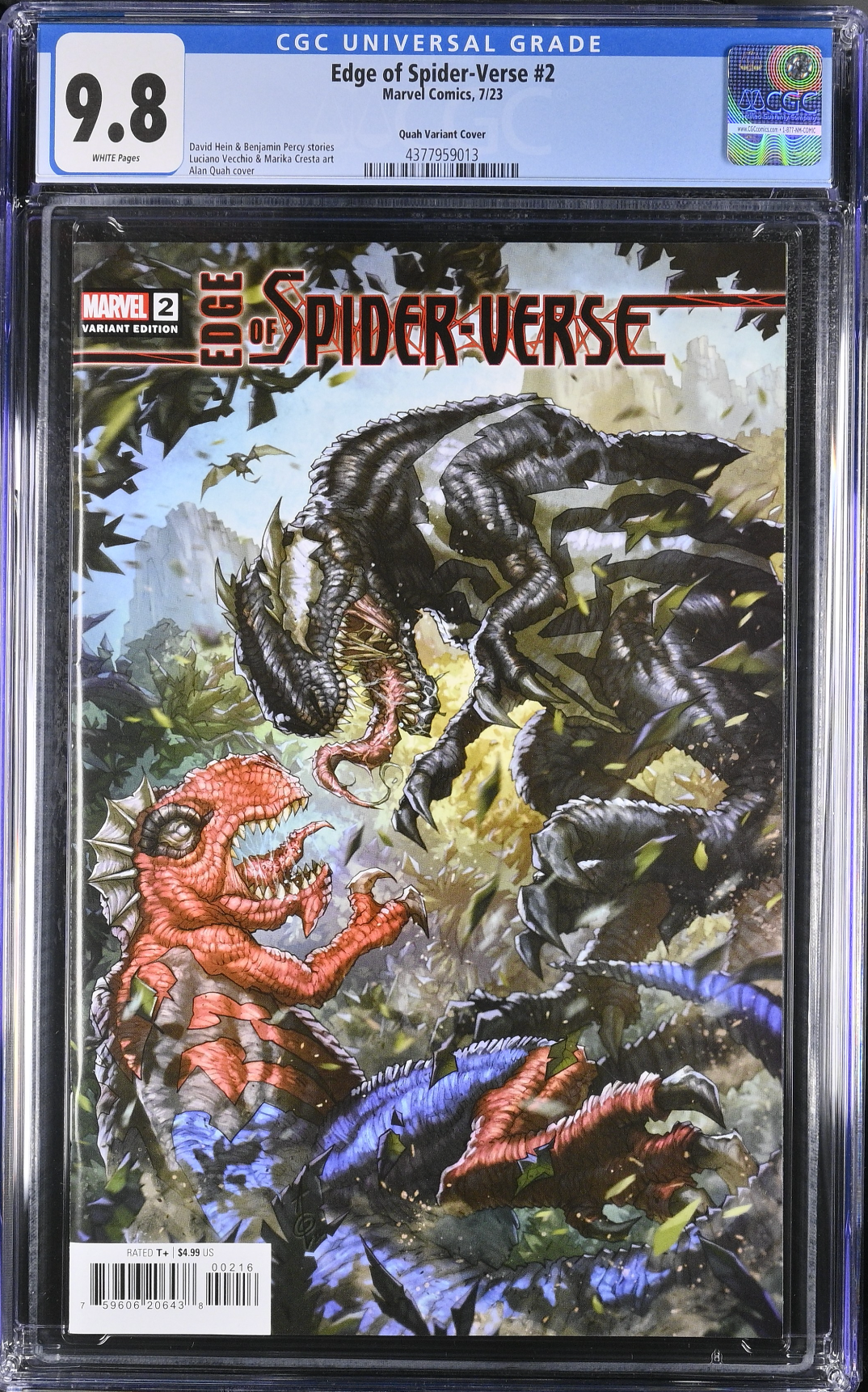 Edge of Spider-Verse (2023) #2 Quah 1:25 Retailer Incentive CGC 9.8