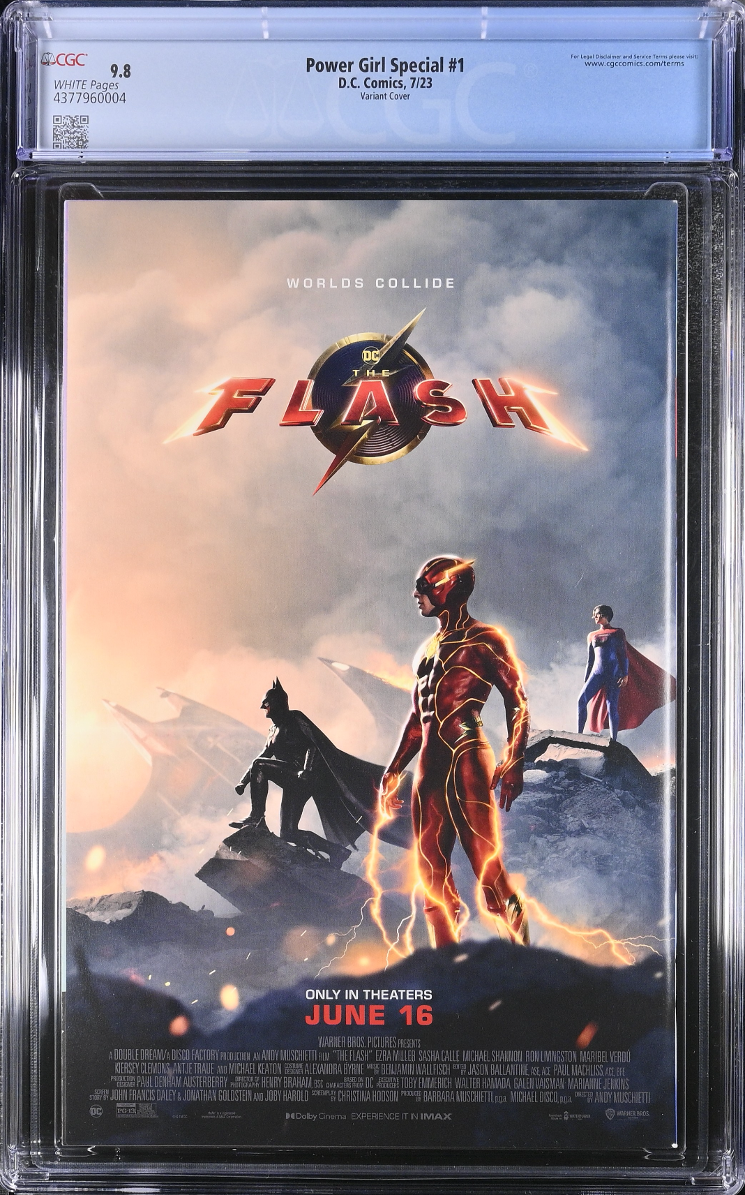 Power Girl Special #1 Artgerm Variant CGC 9.8