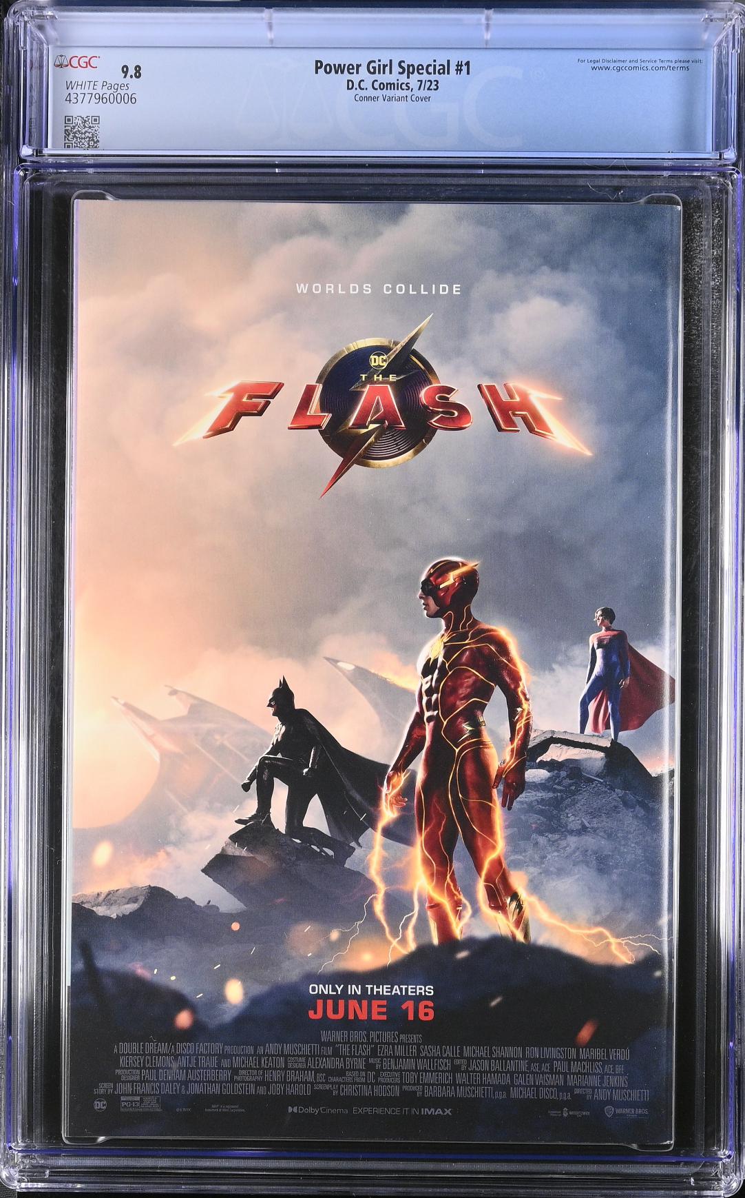 Power Girl Special #1 Conner Variant CGC 9.8