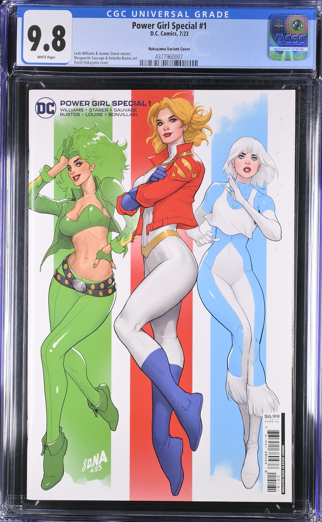 Power Girl Special #1 Nakayama Variant CGC 9.8