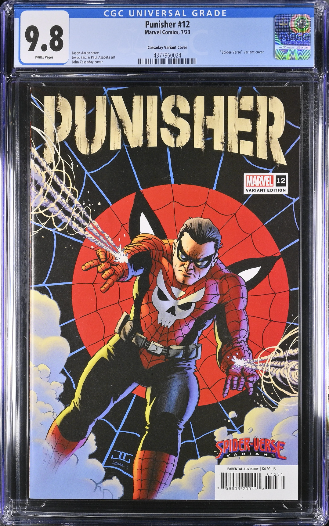 Punisher #12 Cassaday Variant CGC 9.8