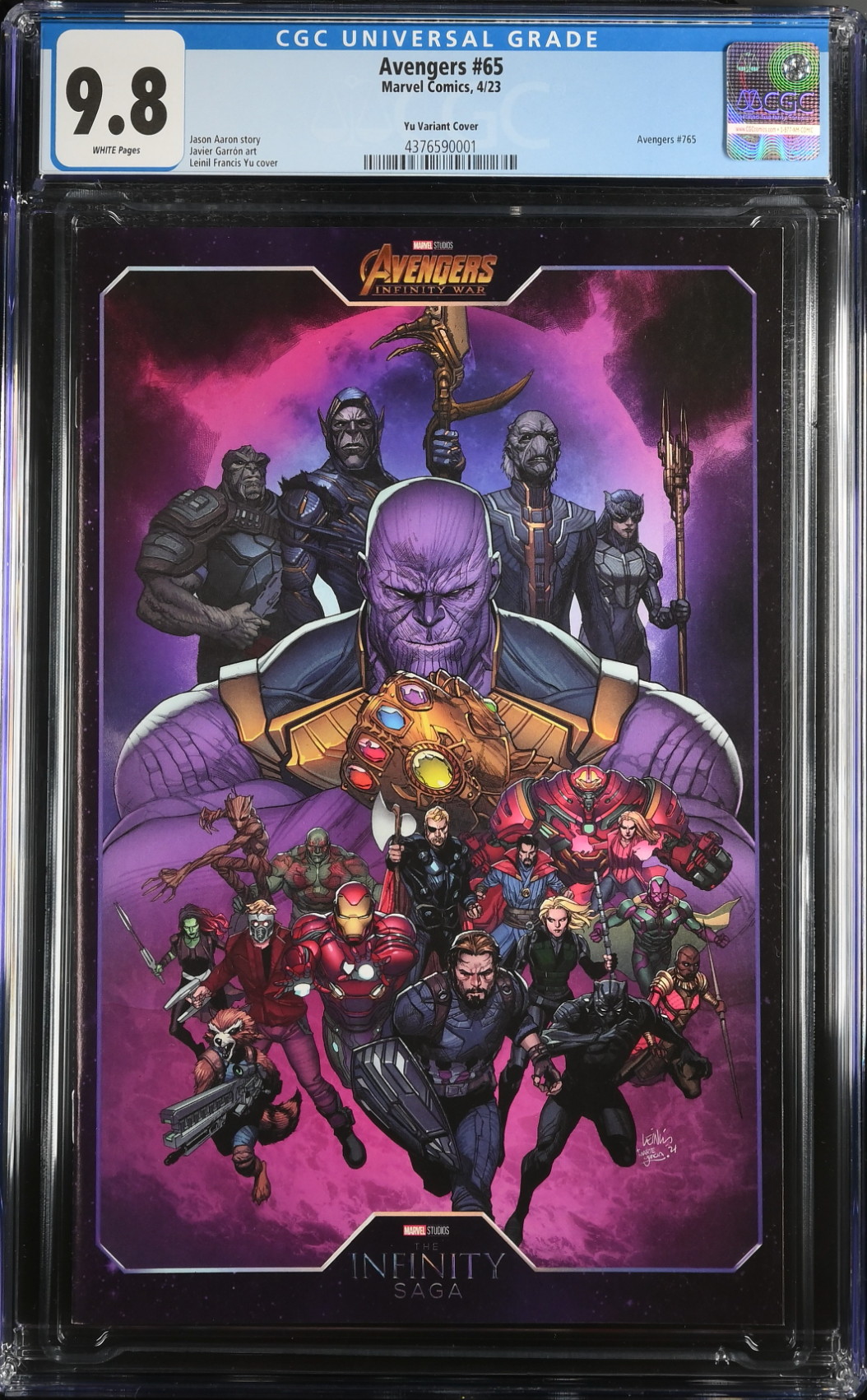 Avengers #65 Yu Variant CGC 9.8