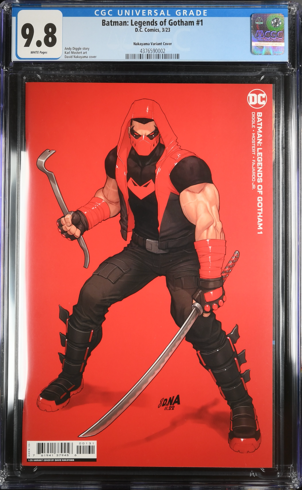 Batman: Legends of Gotham #1 Nakayama 1:25 Retailer Incentive Variant CGC 9.8