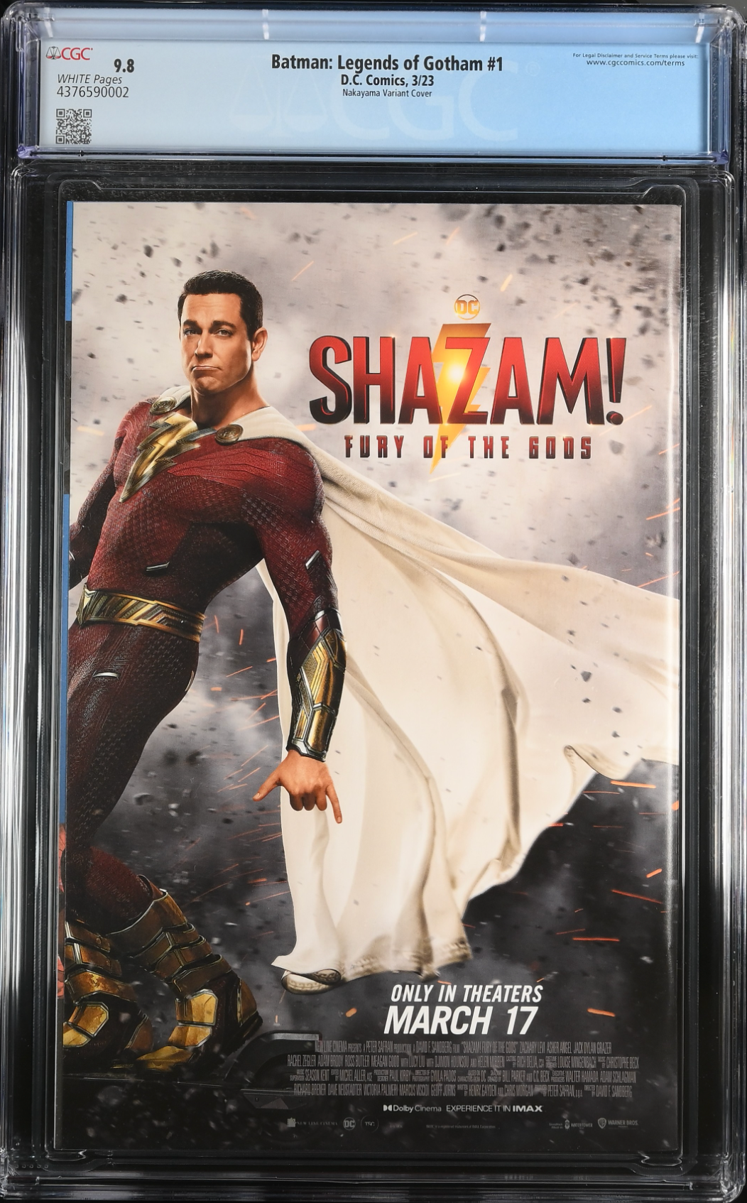 Batman: Legends of Gotham #1 Nakayama 1:25 Retailer Incentive Variant CGC 9.8