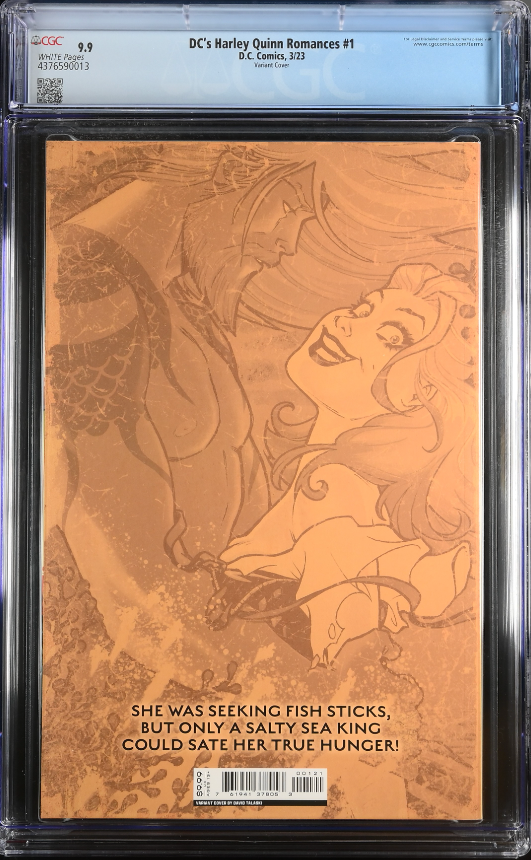 DC's Harley Quinn Romances #1 Variant CGC 9.9