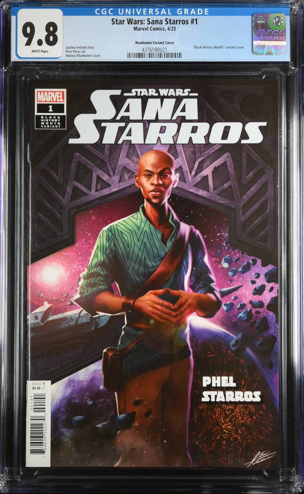 Star Wars: Sana Starros #1 Manhanini Variant CGC 9.8