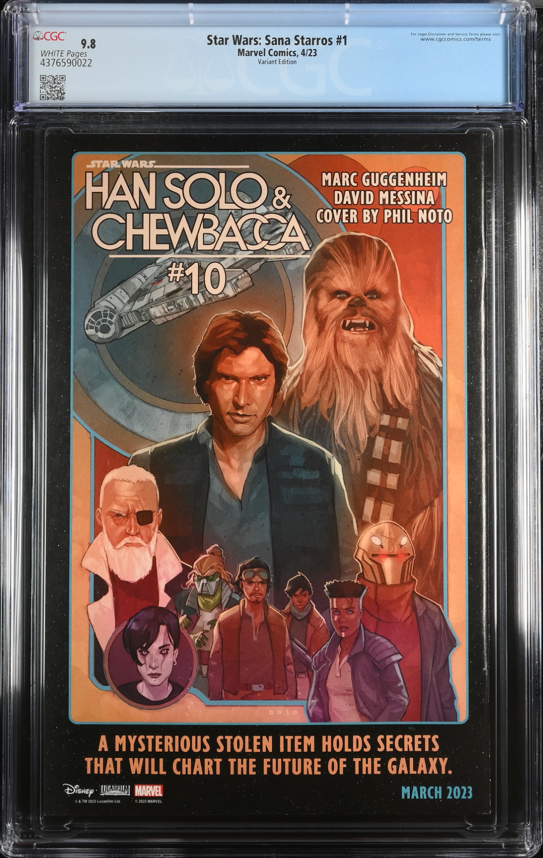 Star Wars: Sana Starros #1 Pichelli Variant CGC 9.8