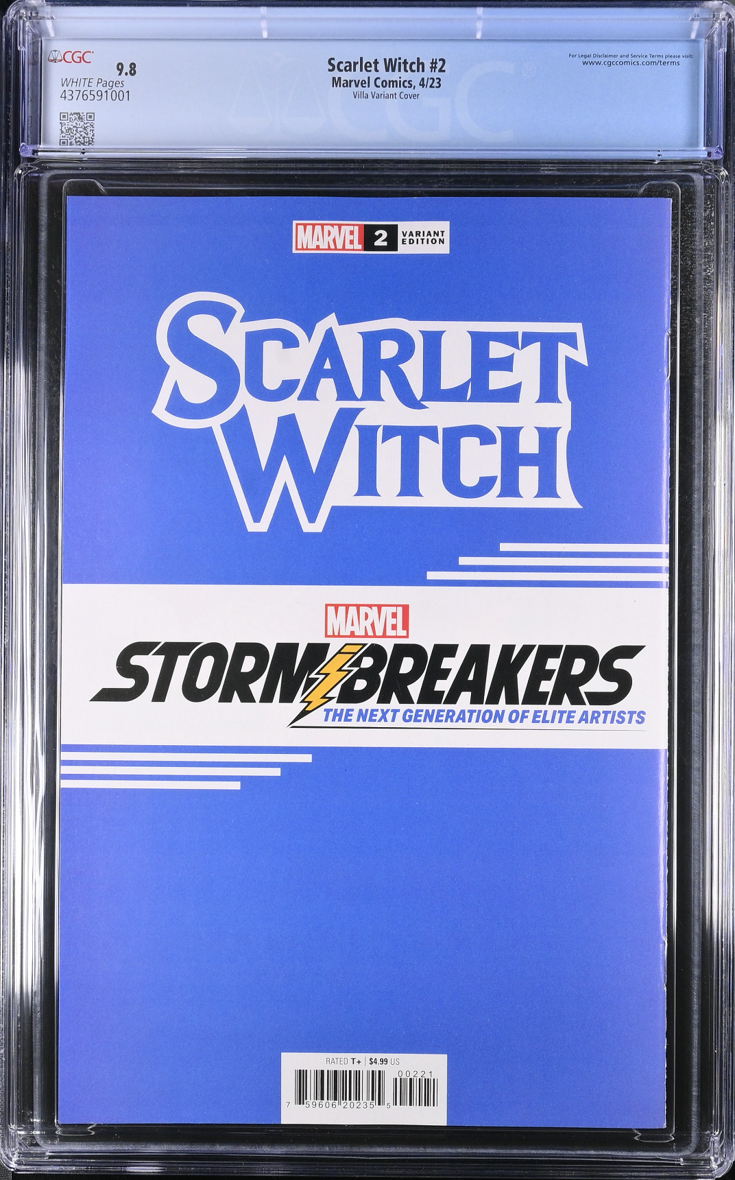 Scarlet Witch #2 Villa Variant CGC 9.8