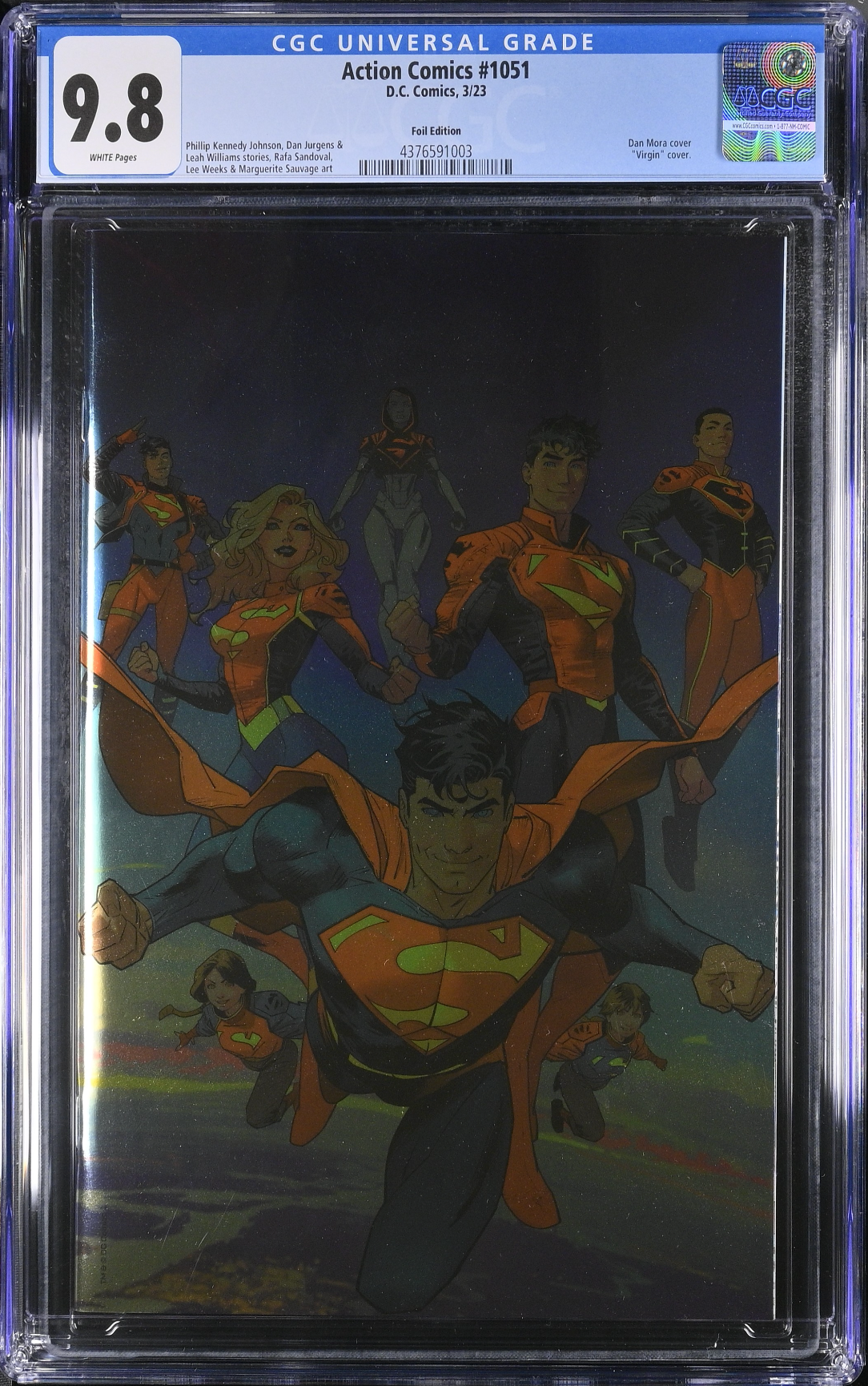 Action Comics #1051 Mora 1:50 Foil Retailer Incentive Variant CGC 9.8