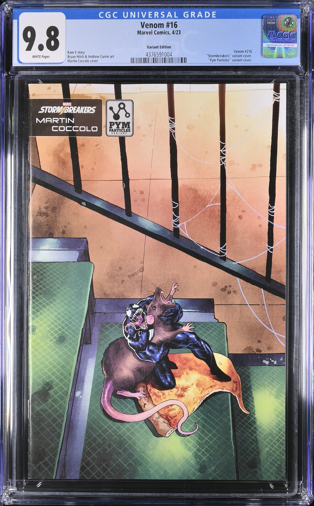 Venom #16 Coccolo Variant CGC 9.8