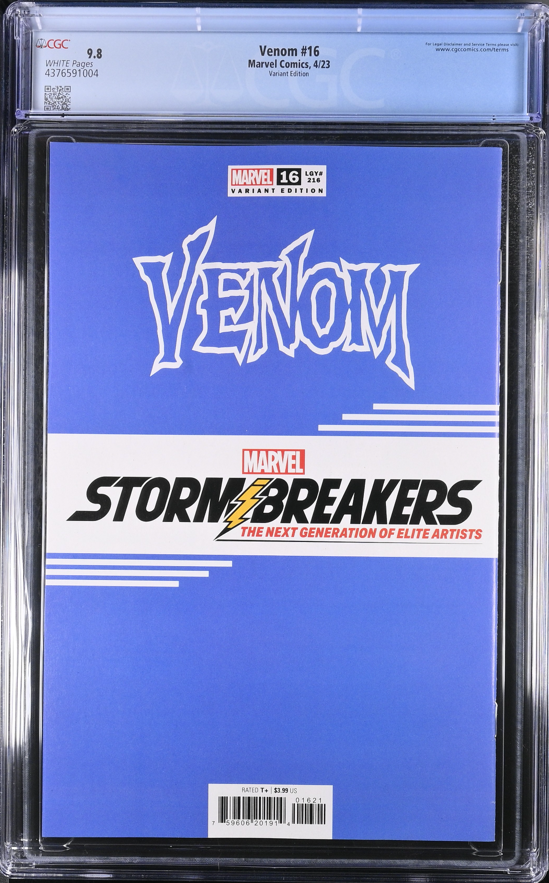 Venom #16 Coccolo Variant CGC 9.8