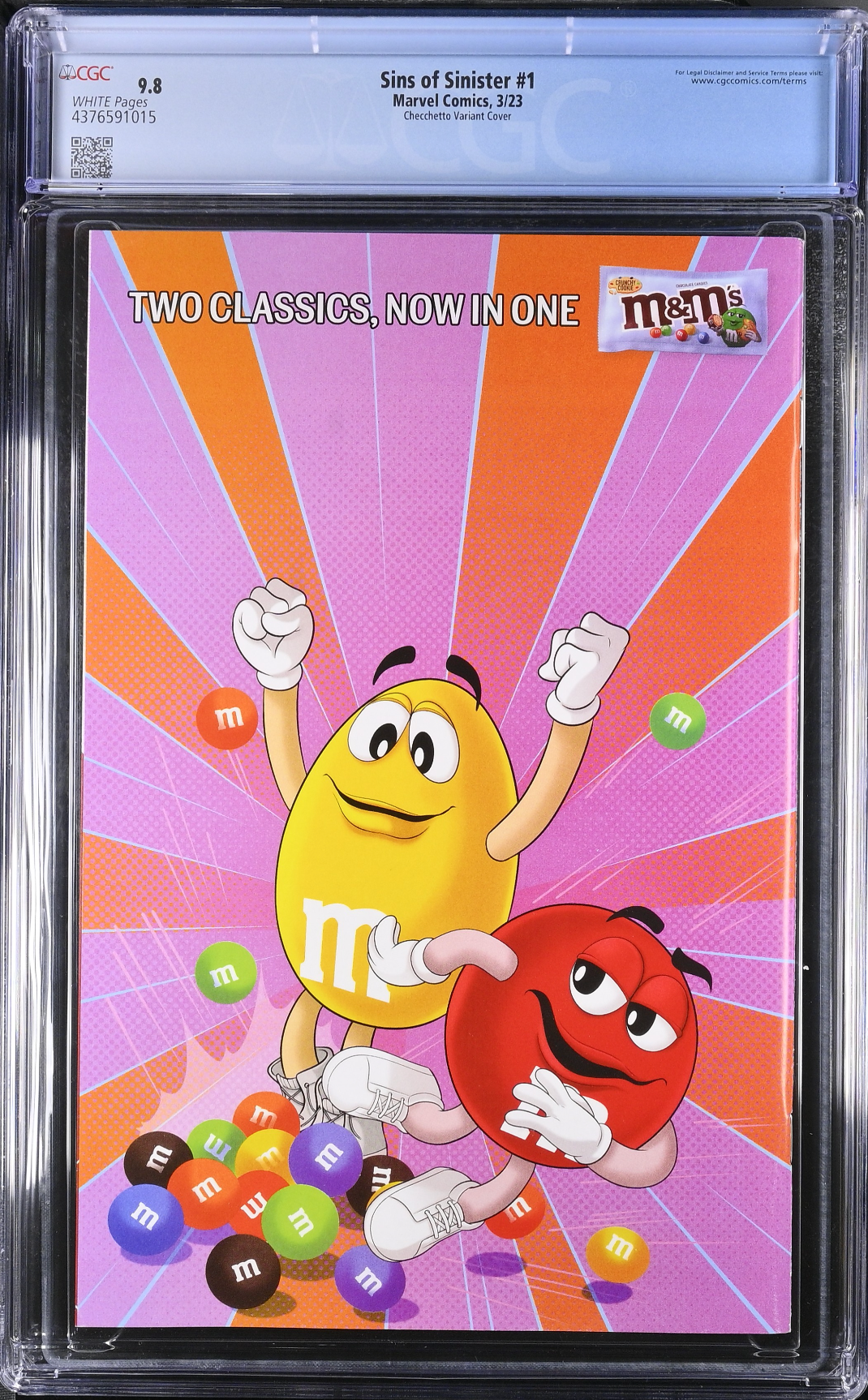 Sins of Sinister #1 Checchetto 1:50 Wraparound Retailer Incentive Variant CGC 9.8