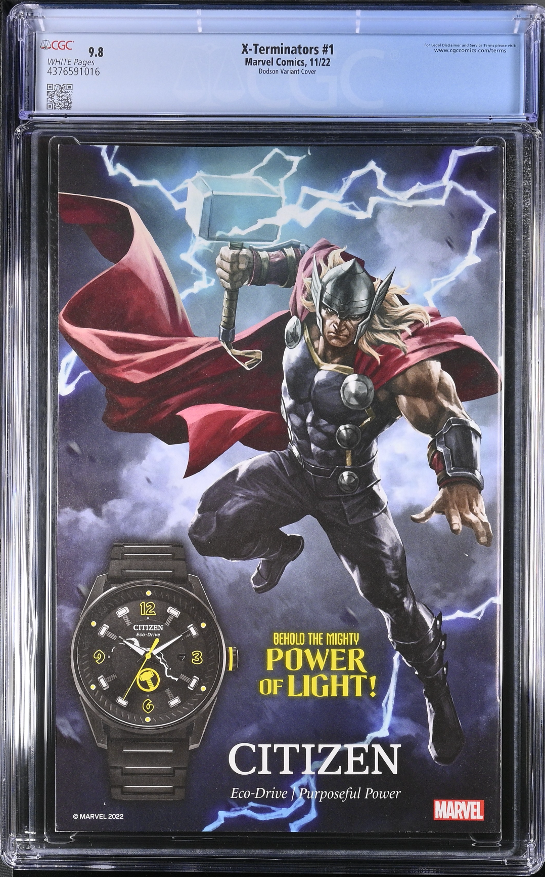 X-Terminators #1 Dodson 1:50 Retailer Incentive Variant CGC 9.8