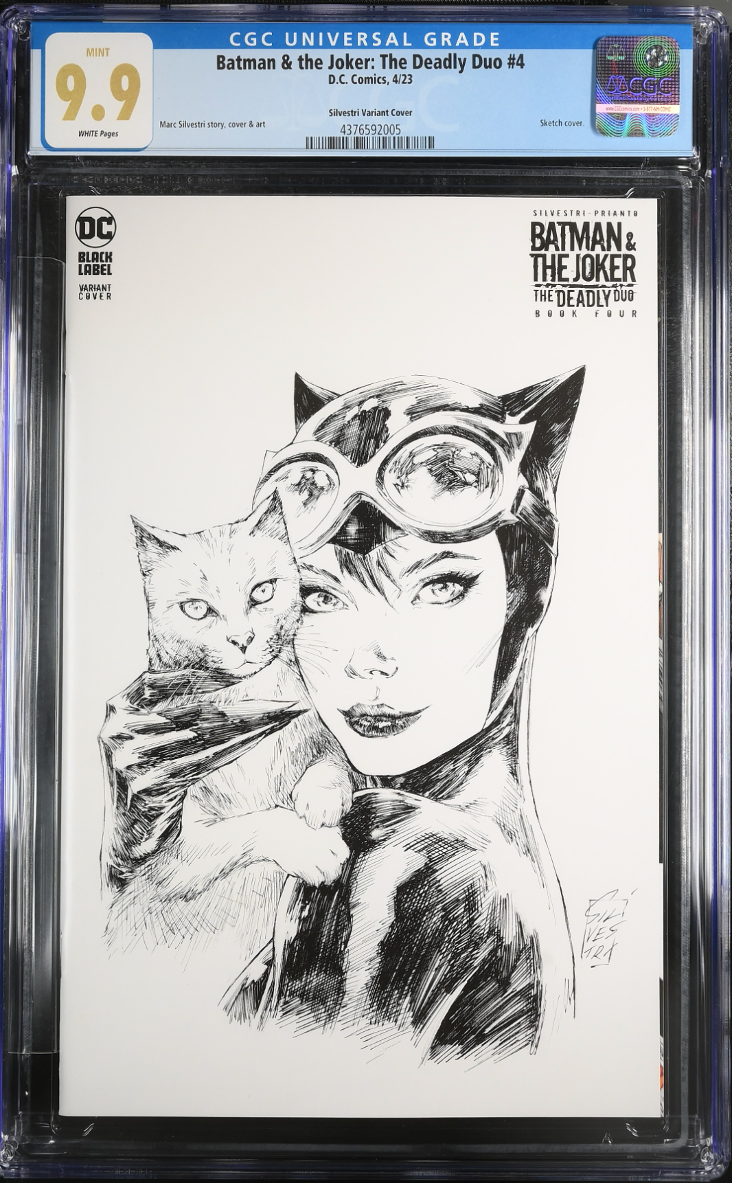 Batman & The Joker: The Deadly Duo #4 Silvestri 1:50 Retailer Incentive Variant CGC 9.9